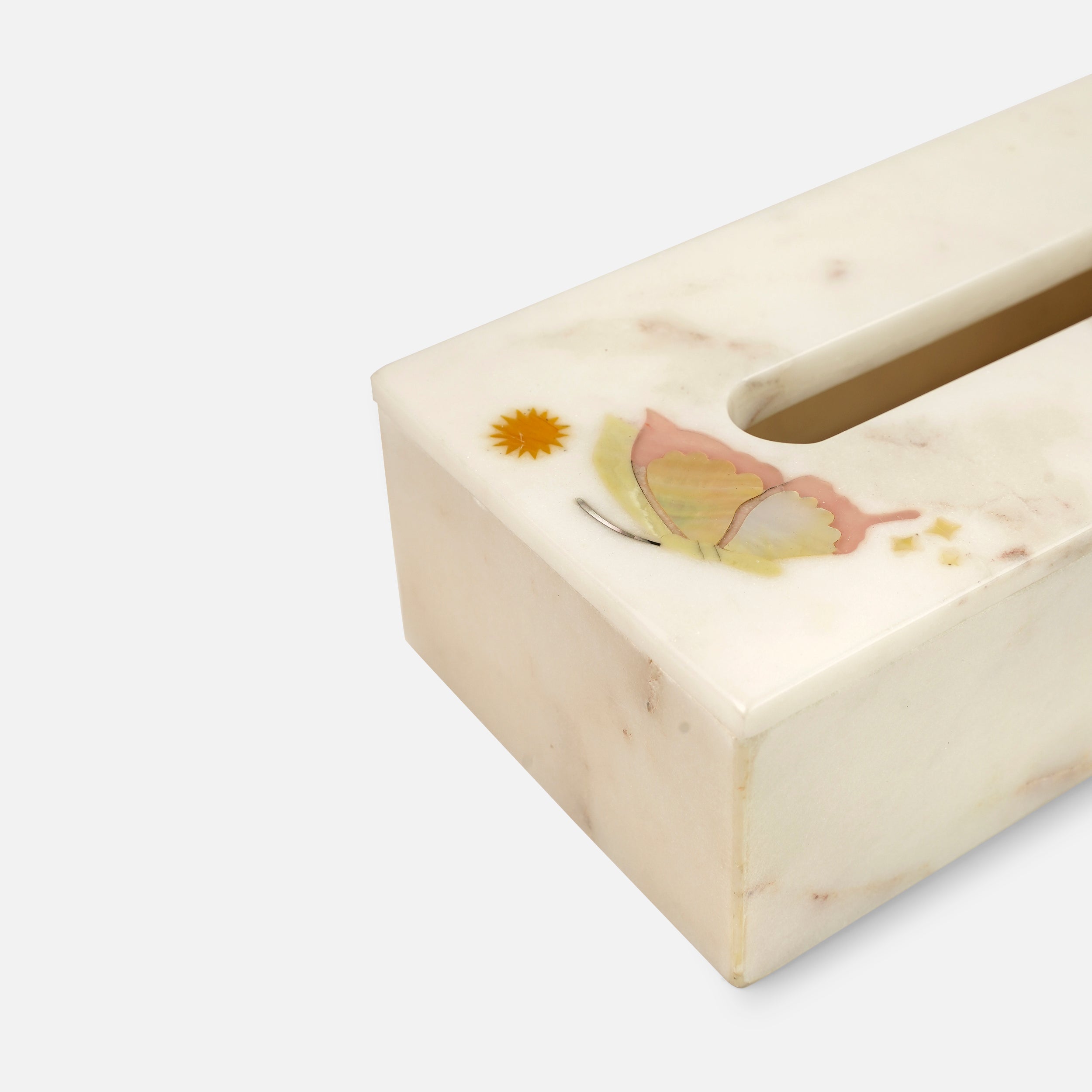 Vireya - Marble Inlay Tissue box