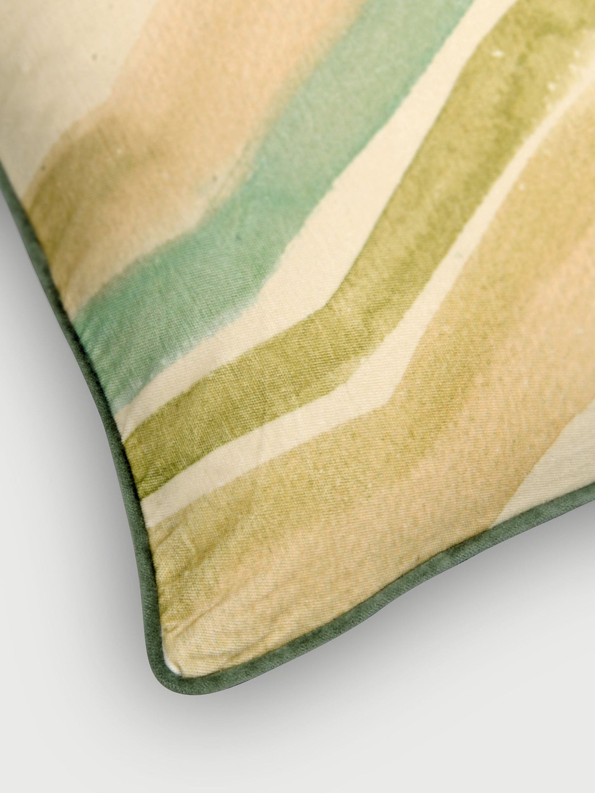 Flow Eucalyptus Velvet Cushion Cover