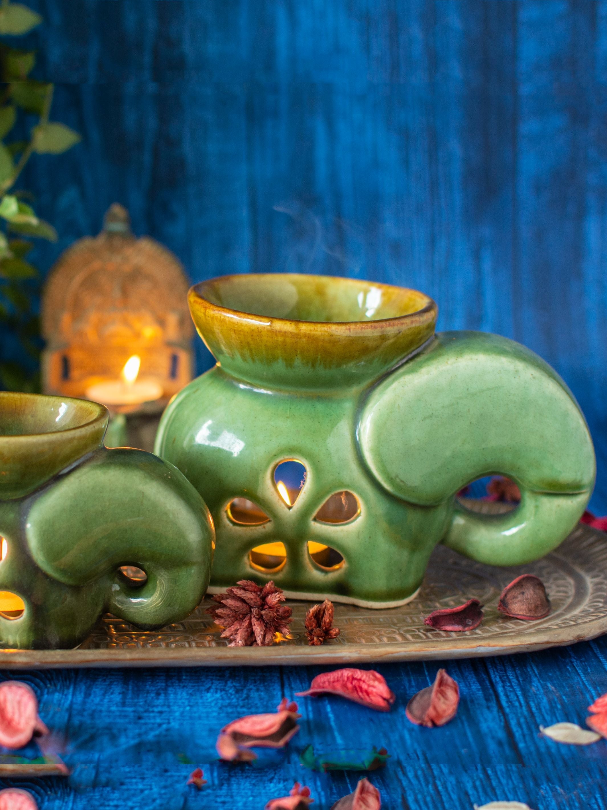 Elephant Ceramic Oil Burner