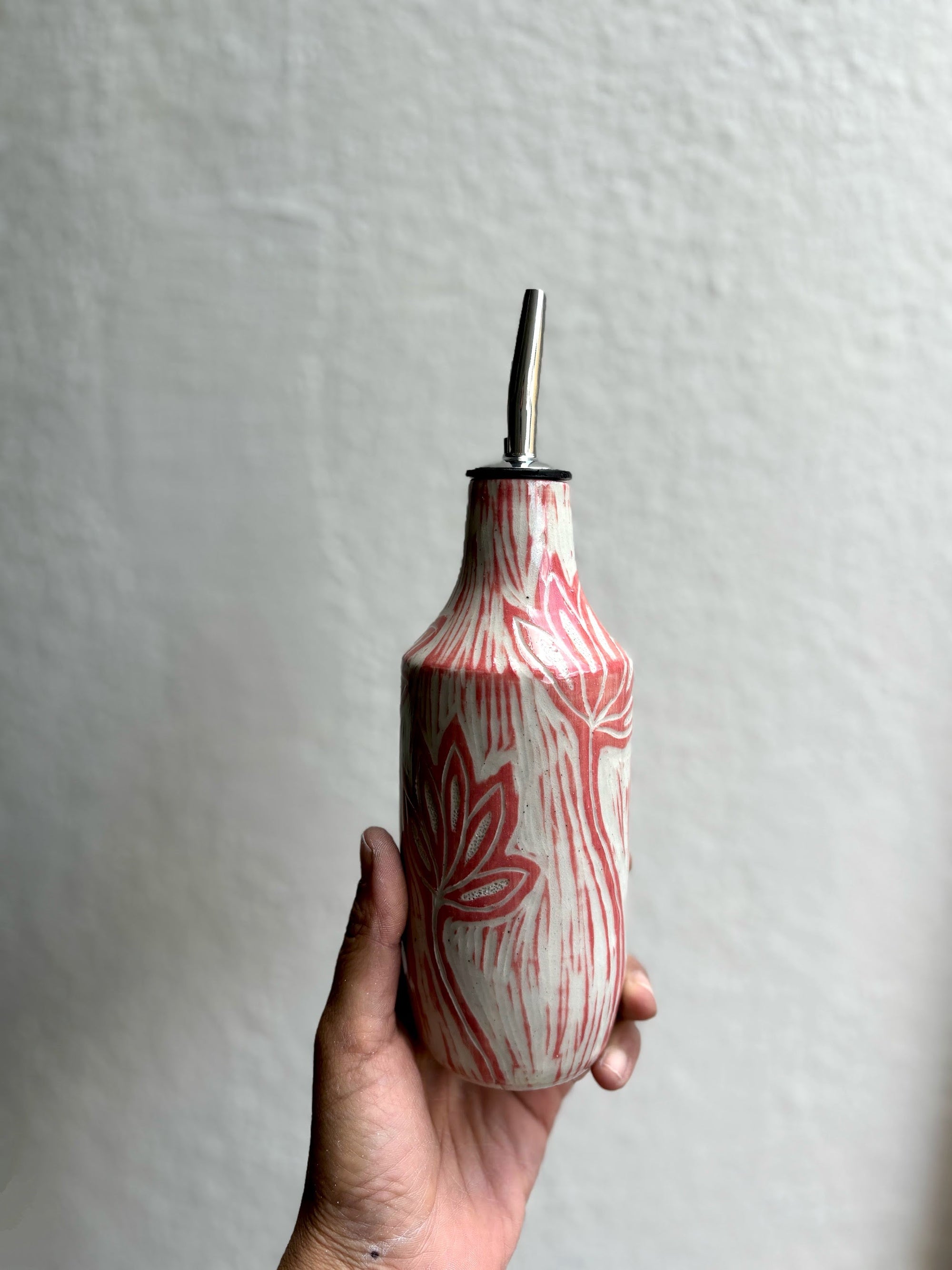 Engraved Bloom - Oil Bottle