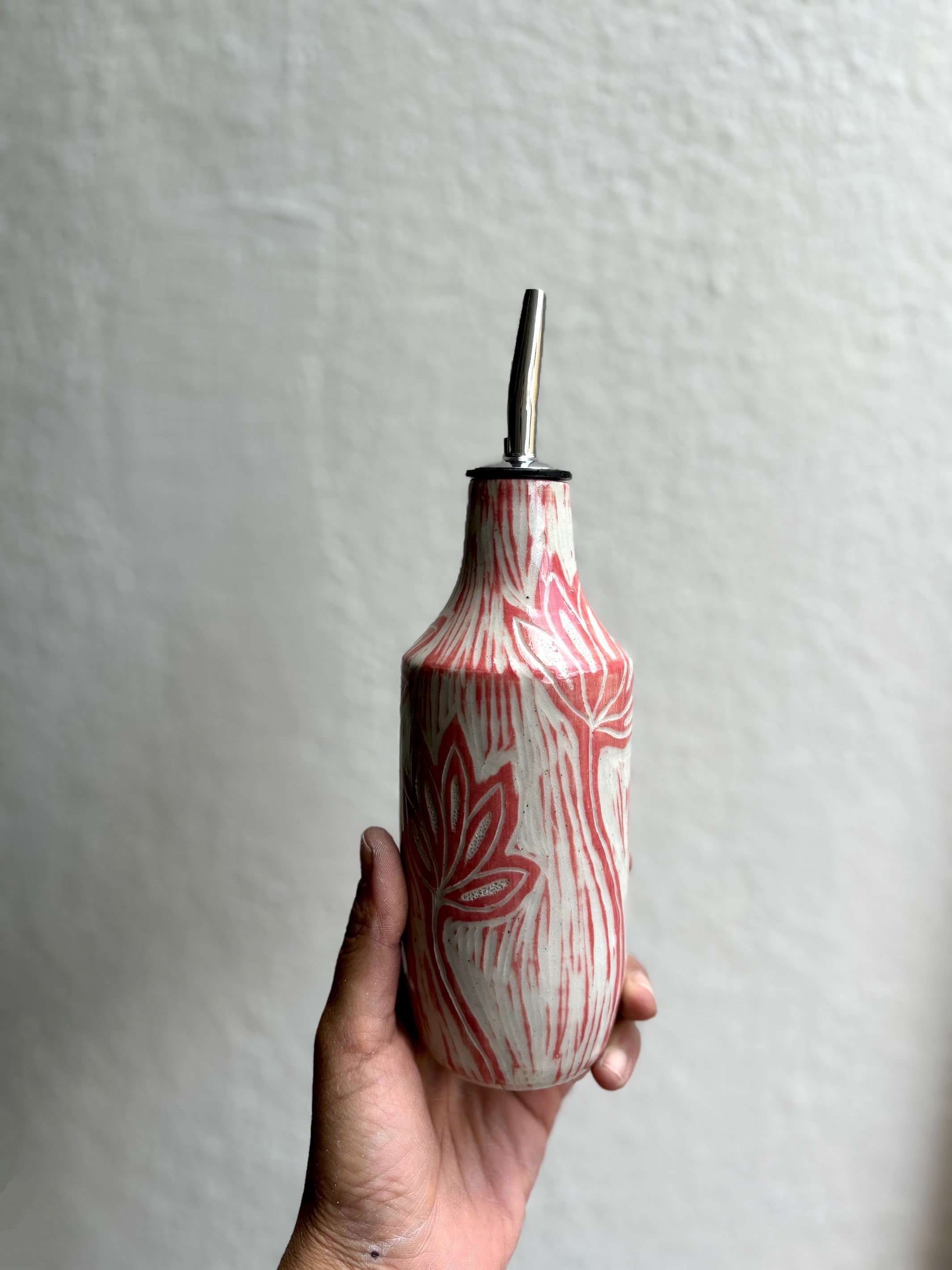 Engraved Bloom - Oil Bottle