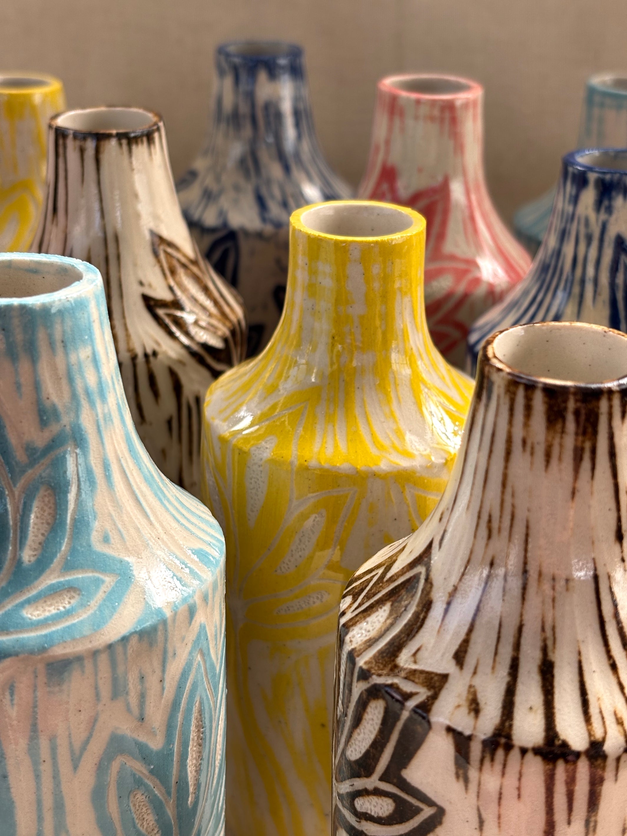 Engraved Bloom - Oil Bottle