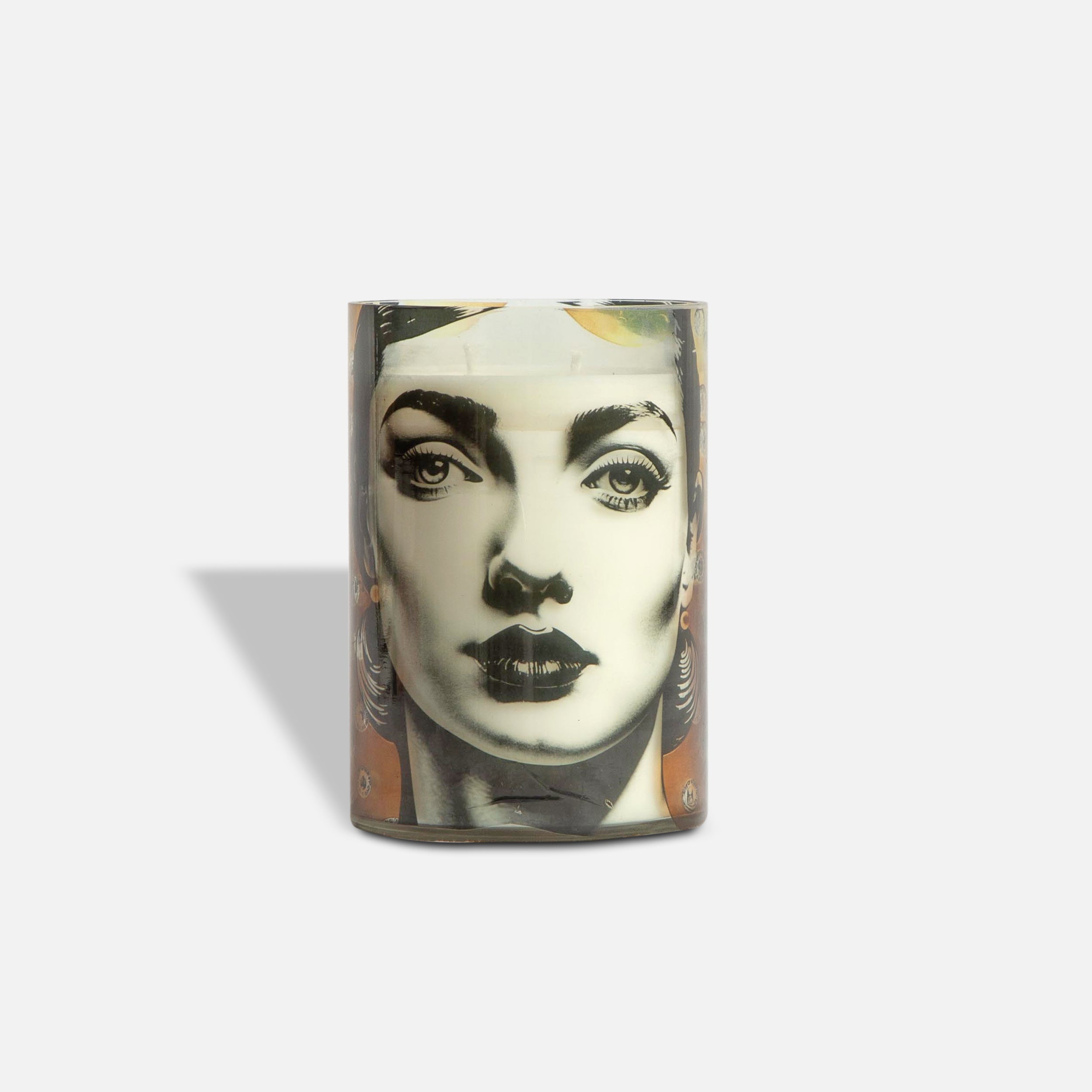 Aura Face - GLASS FACE PAINTED CANDLE JAR