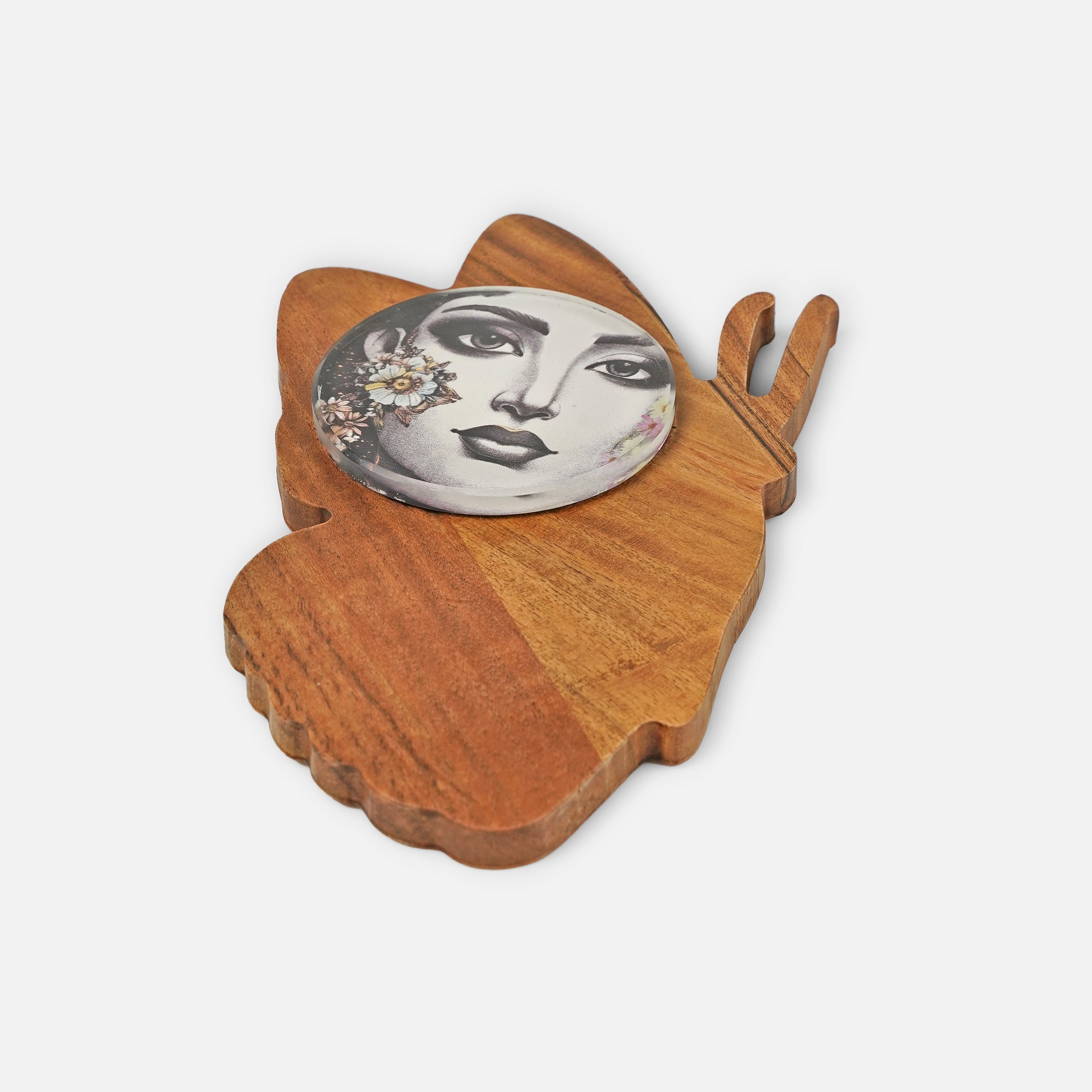 Winglet - Wooden Platter and coaster