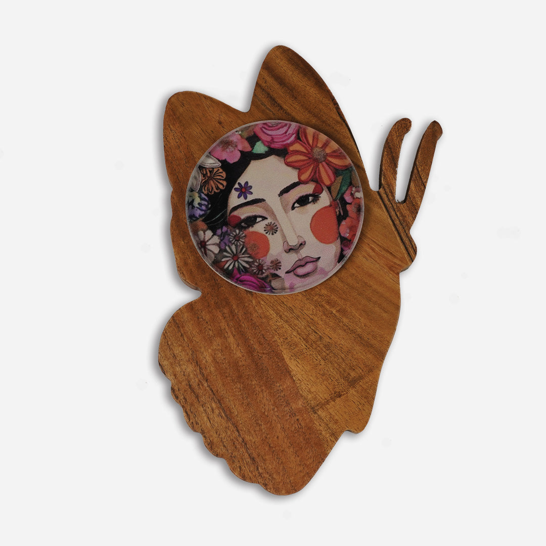 Winglet - Wooden Platter and coaster