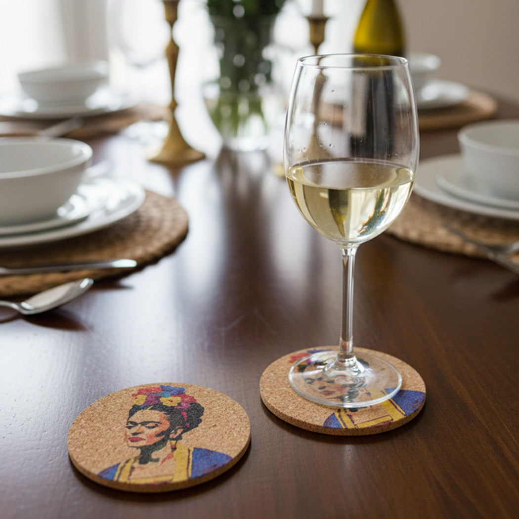 Cork Coaster Set of 2 – Frida Kahlo
