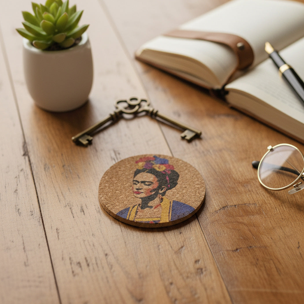 Cork Coaster Set of 2 – Frida Kahlo