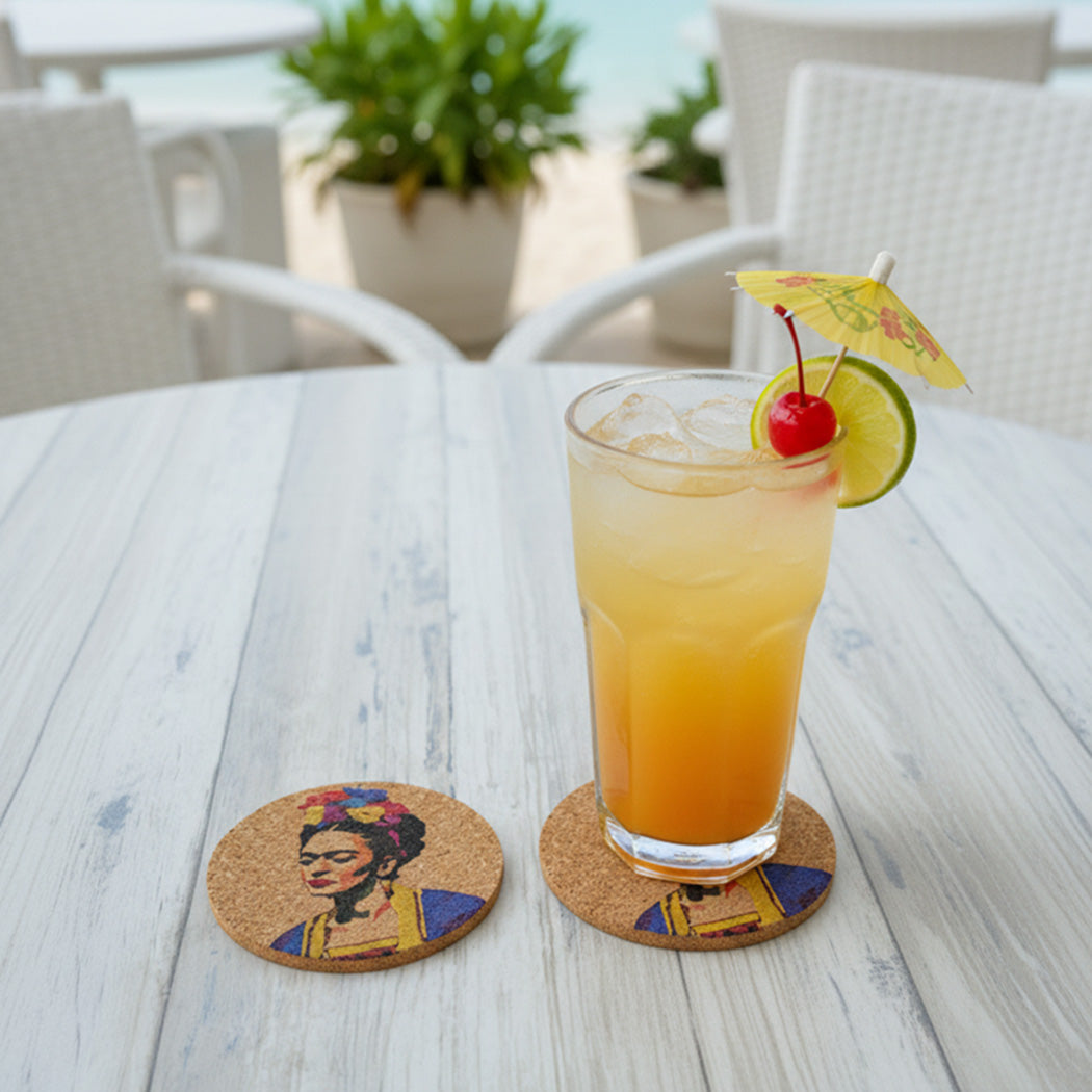Cork Coaster Set of 2 – Frida Kahlo