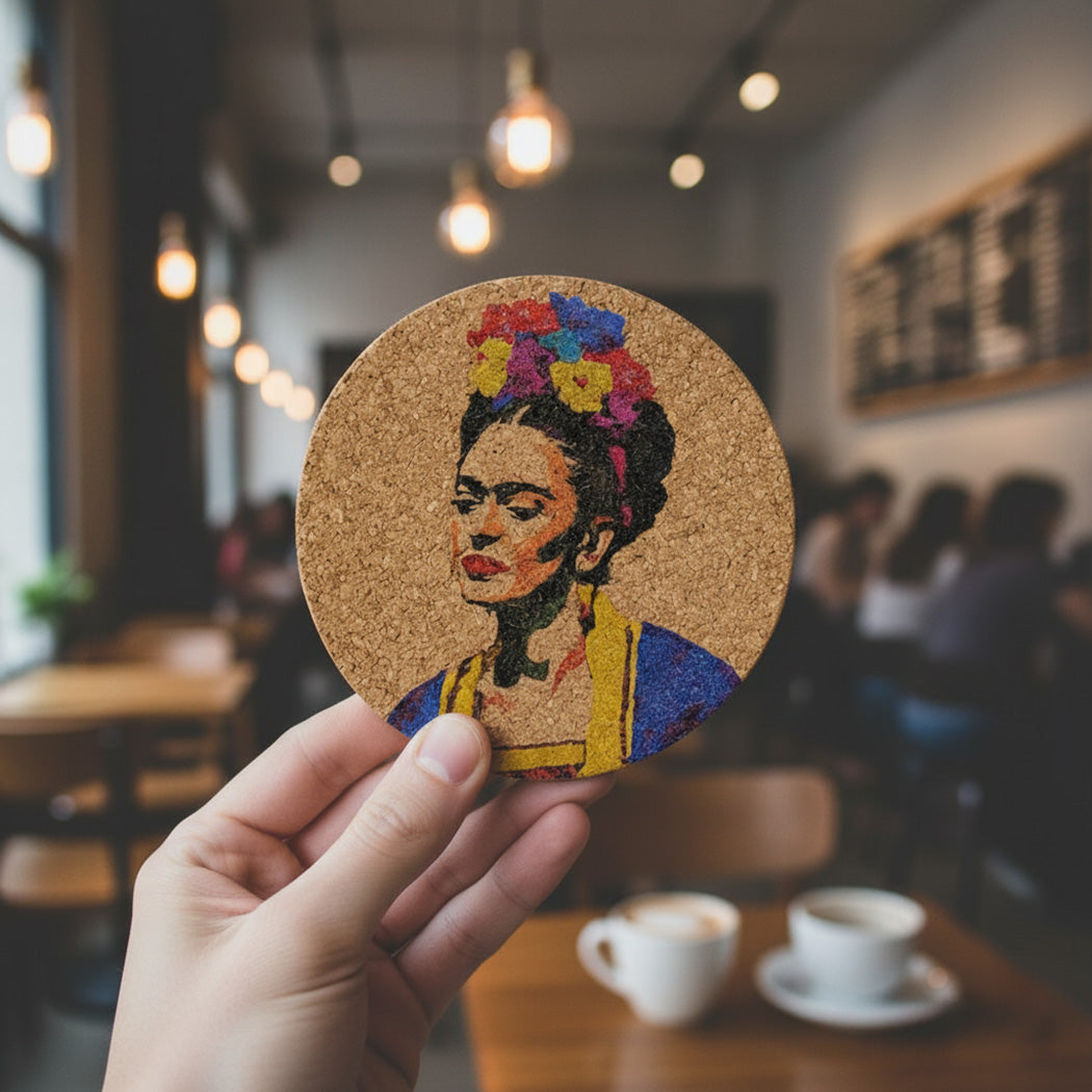 Cork Coaster Set of 2 – Frida Kahlo