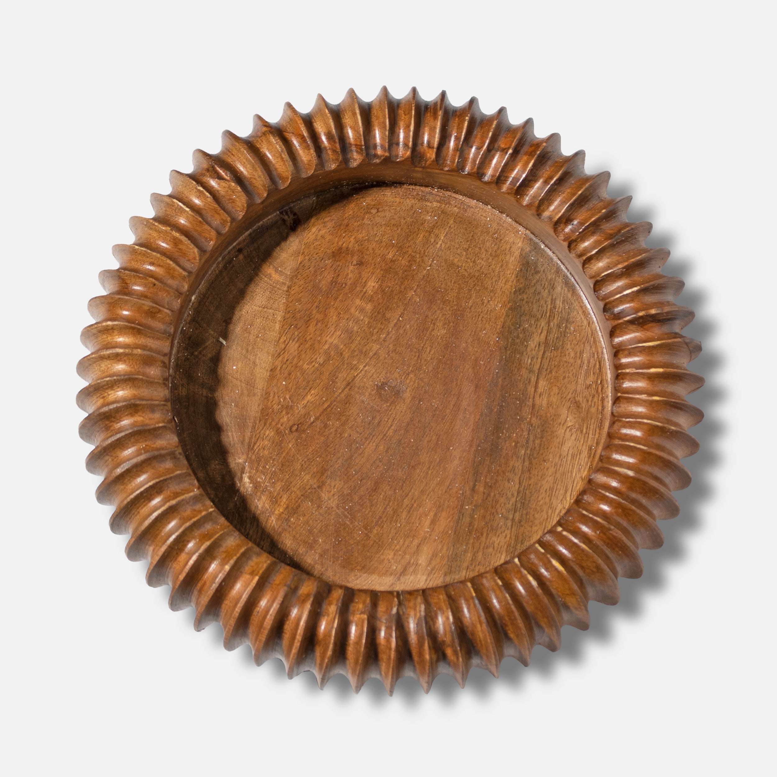 FLUTED BOIS- WOODEN BOWL