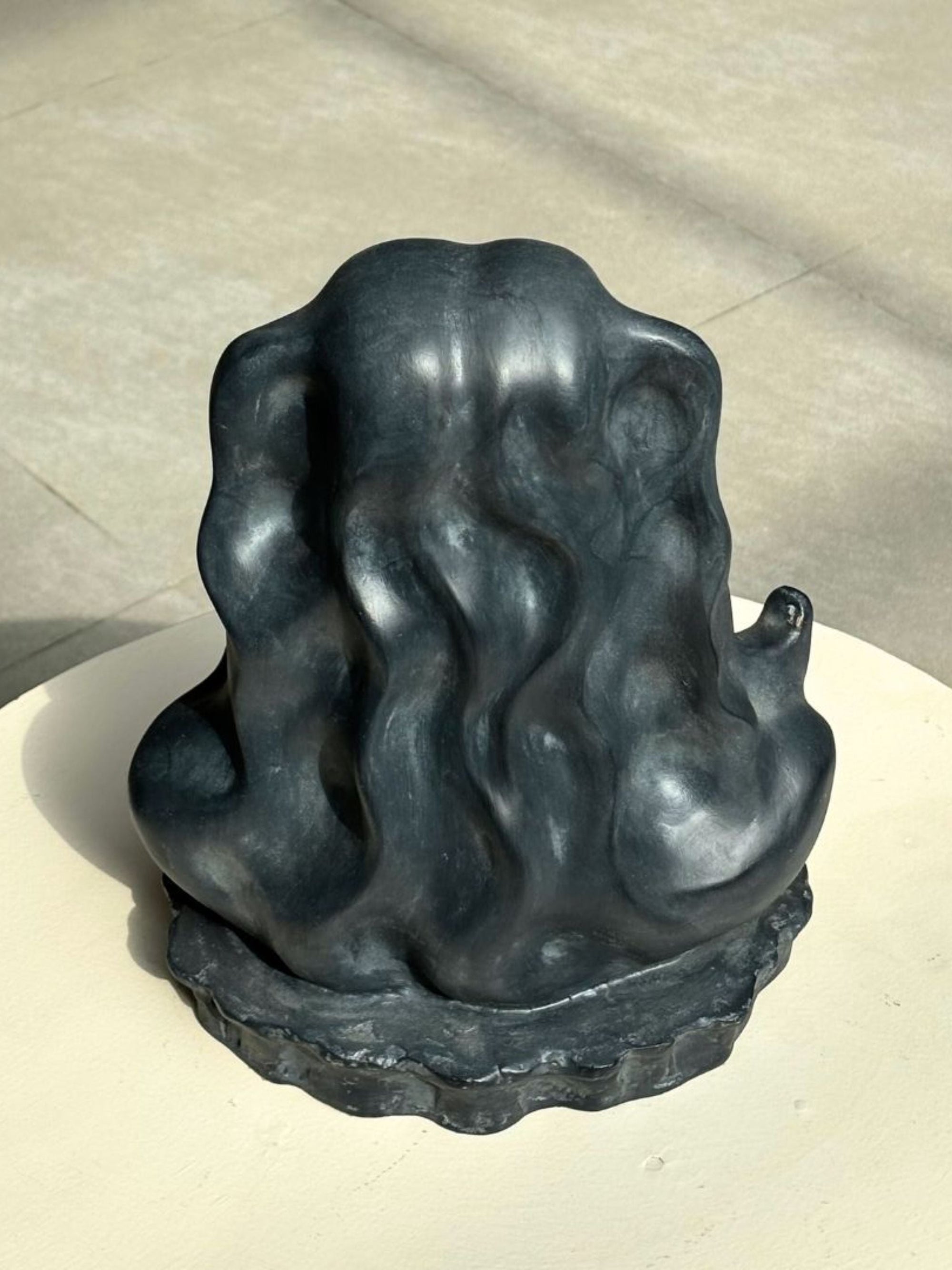 Ganesha Figurine - Charcaol