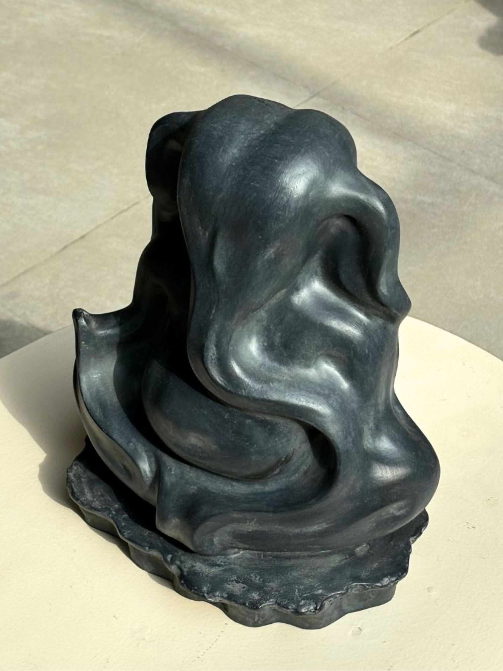 Ganesha Figurine - Charcaol