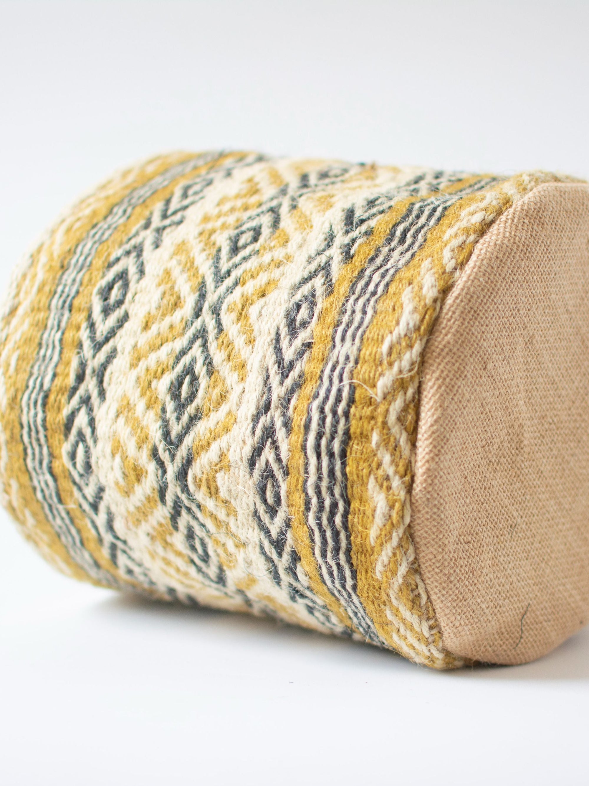 Geometric Jute Handwoven Baskets- Set of 2