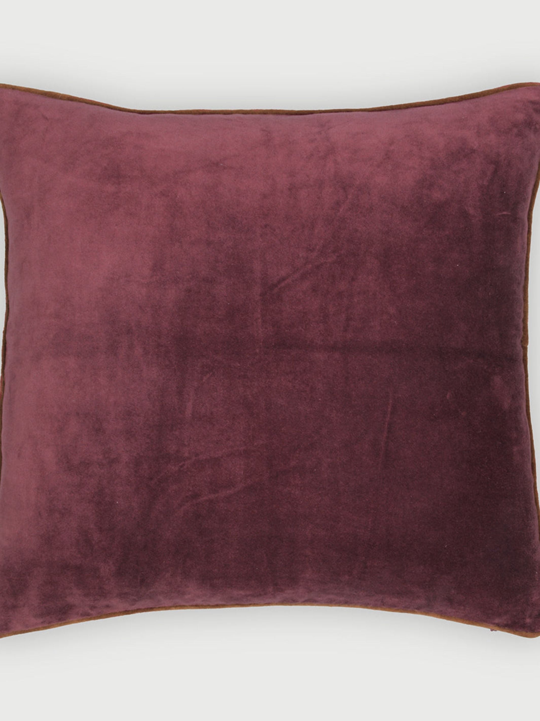 Glow Berry Velvet Cushion Cover