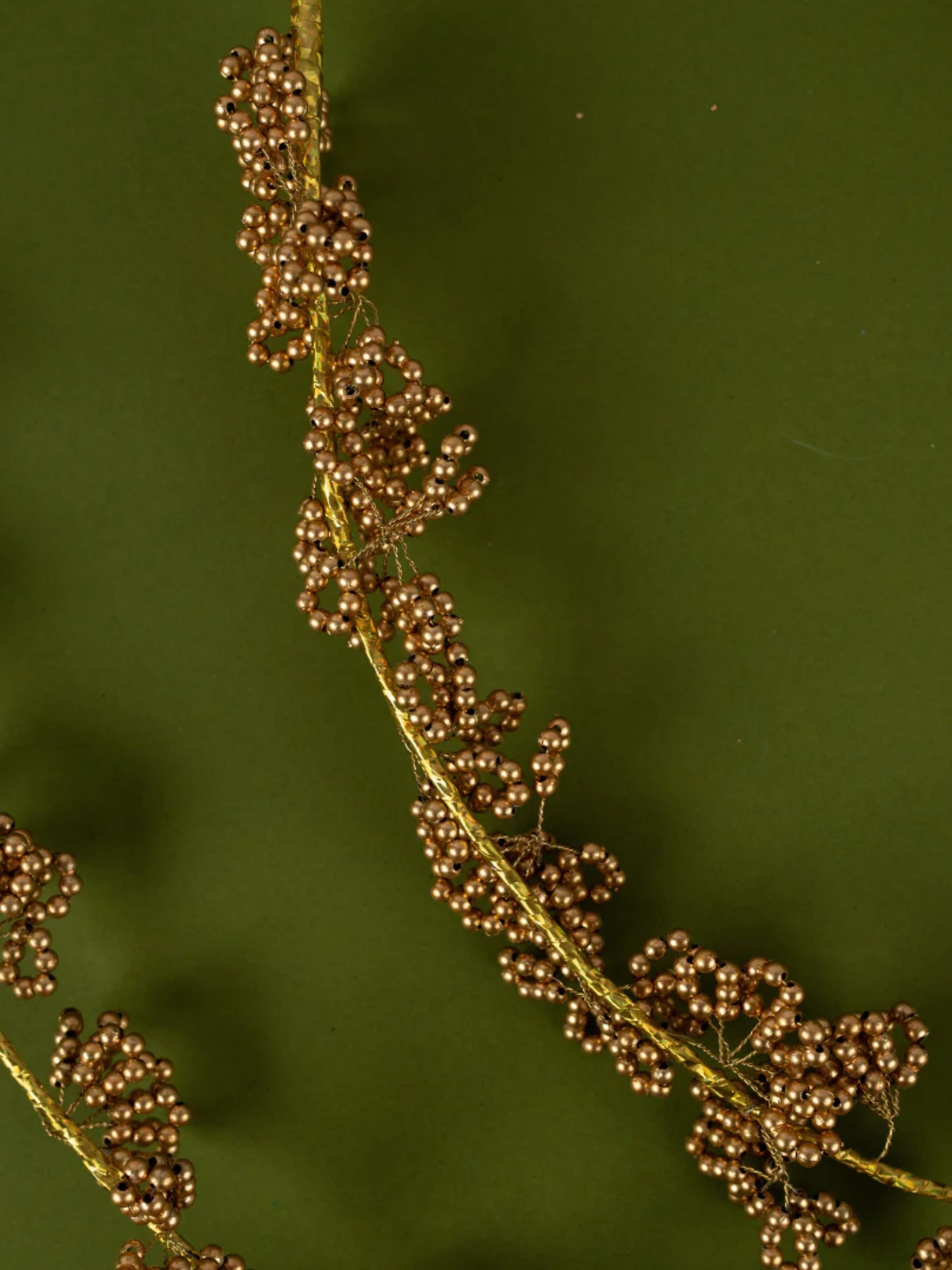 Gold Beaded Garland Set of 3