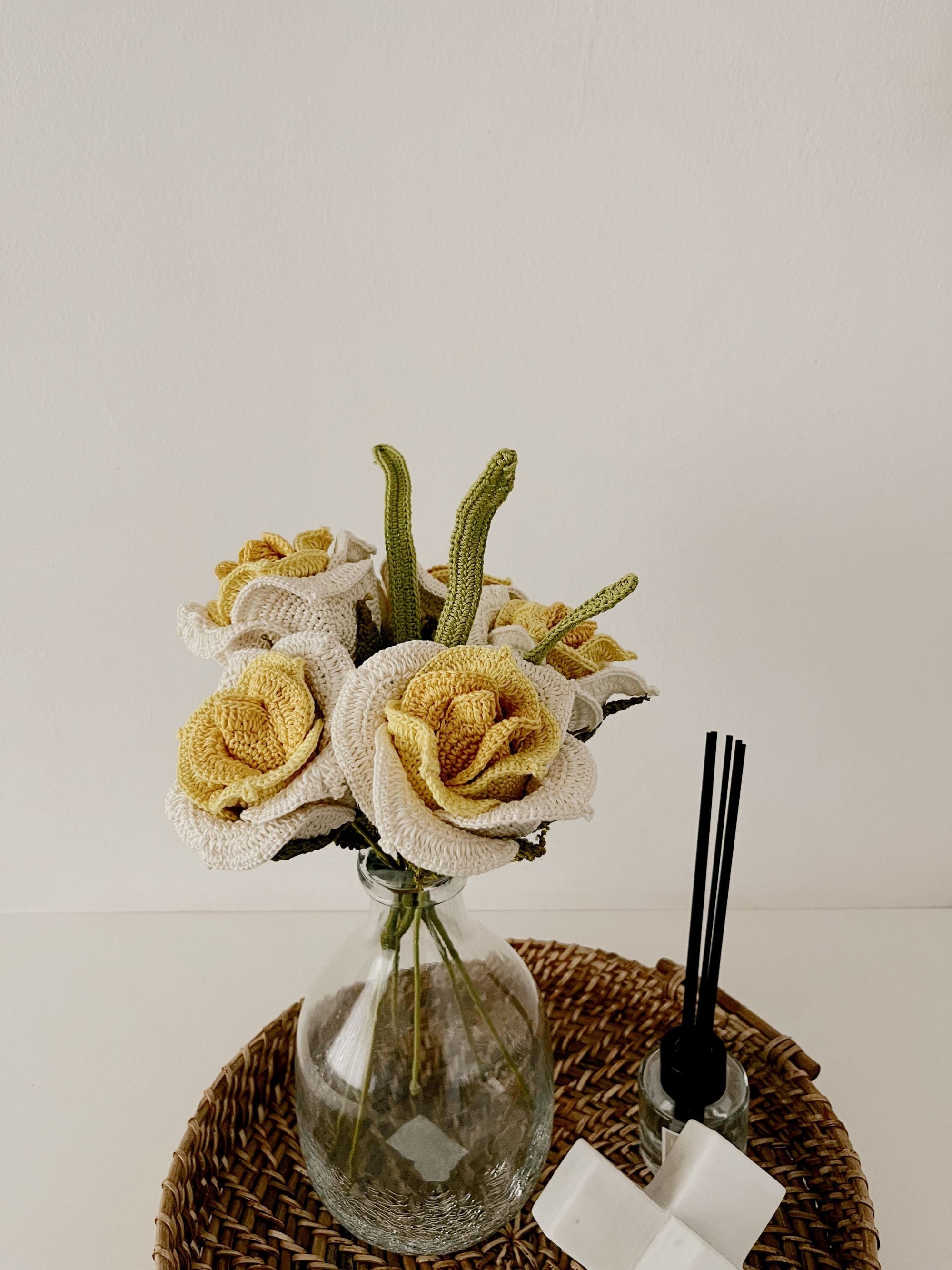 Gradient Thai Rose - Crochet Flower