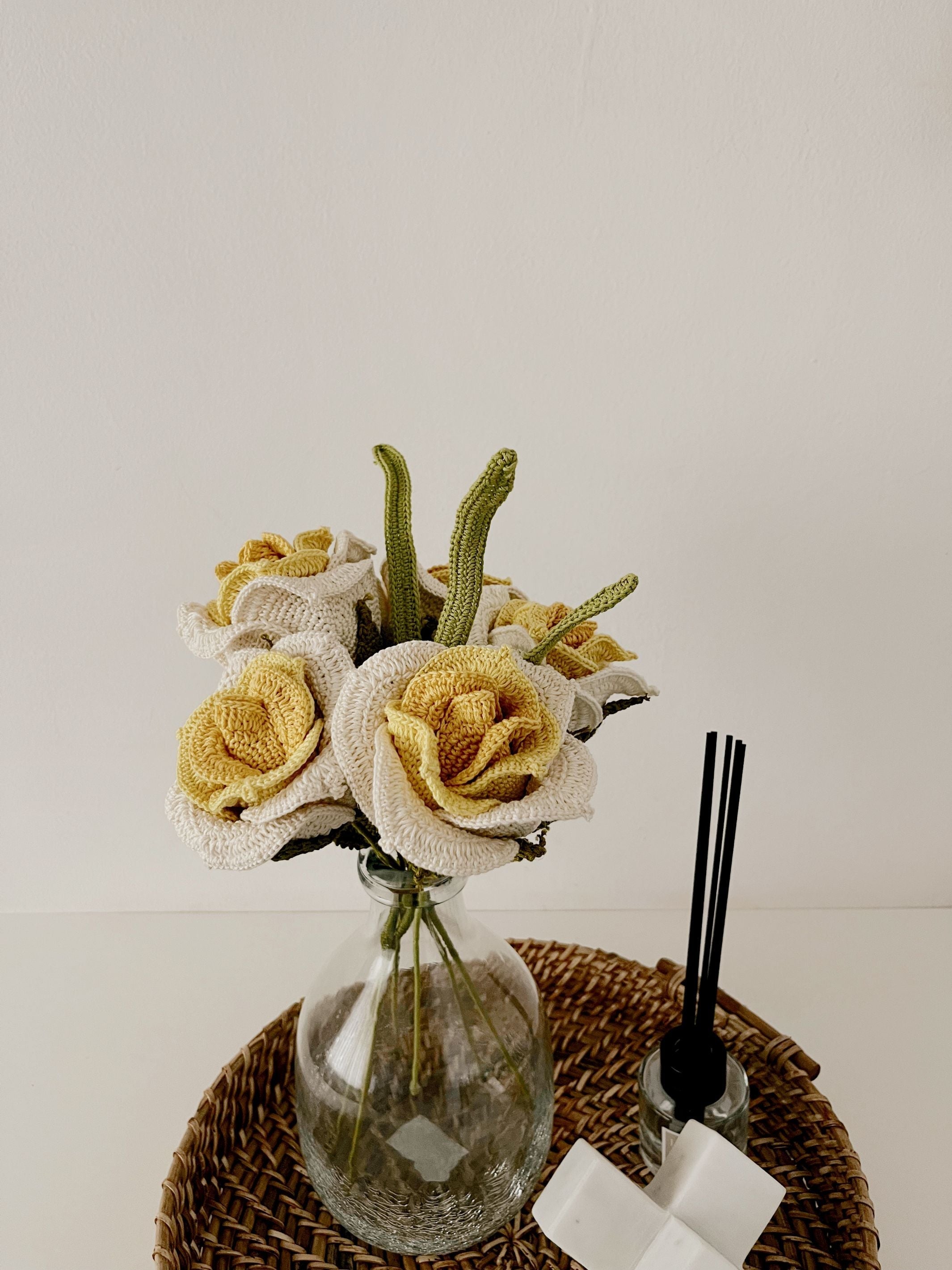 Gradient Thai Rose  - Crochet Flower