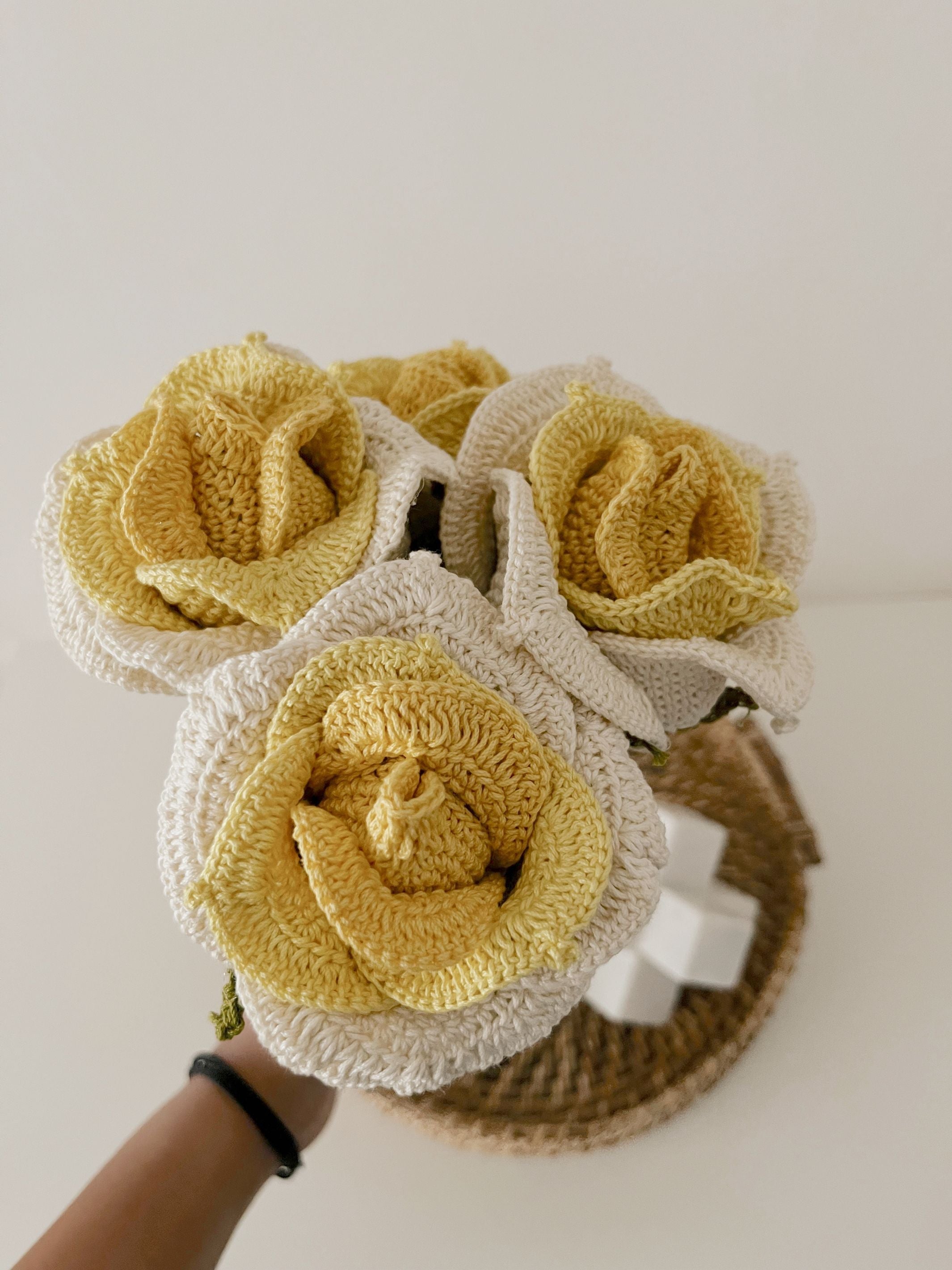 Gradient Thai Rose  - Crochet Flower