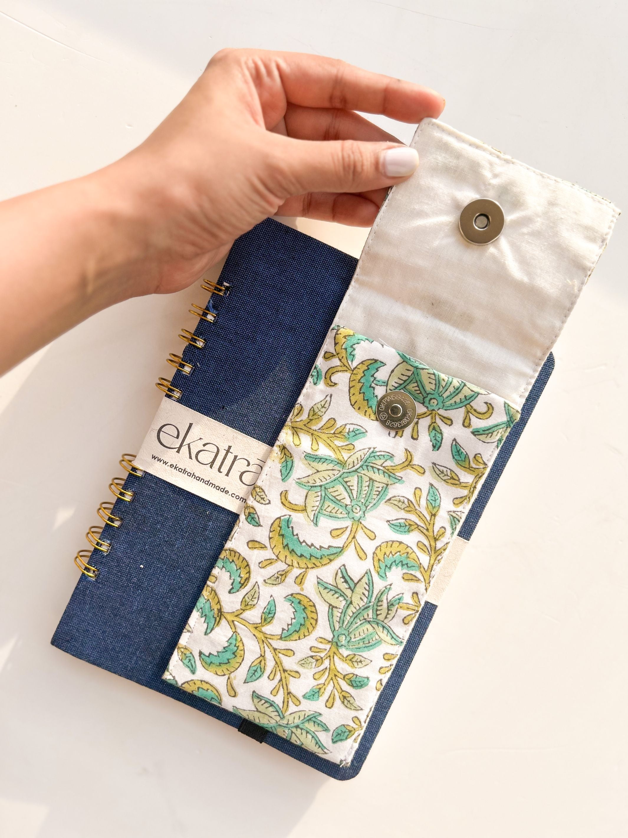 Pen Case - Green Floral