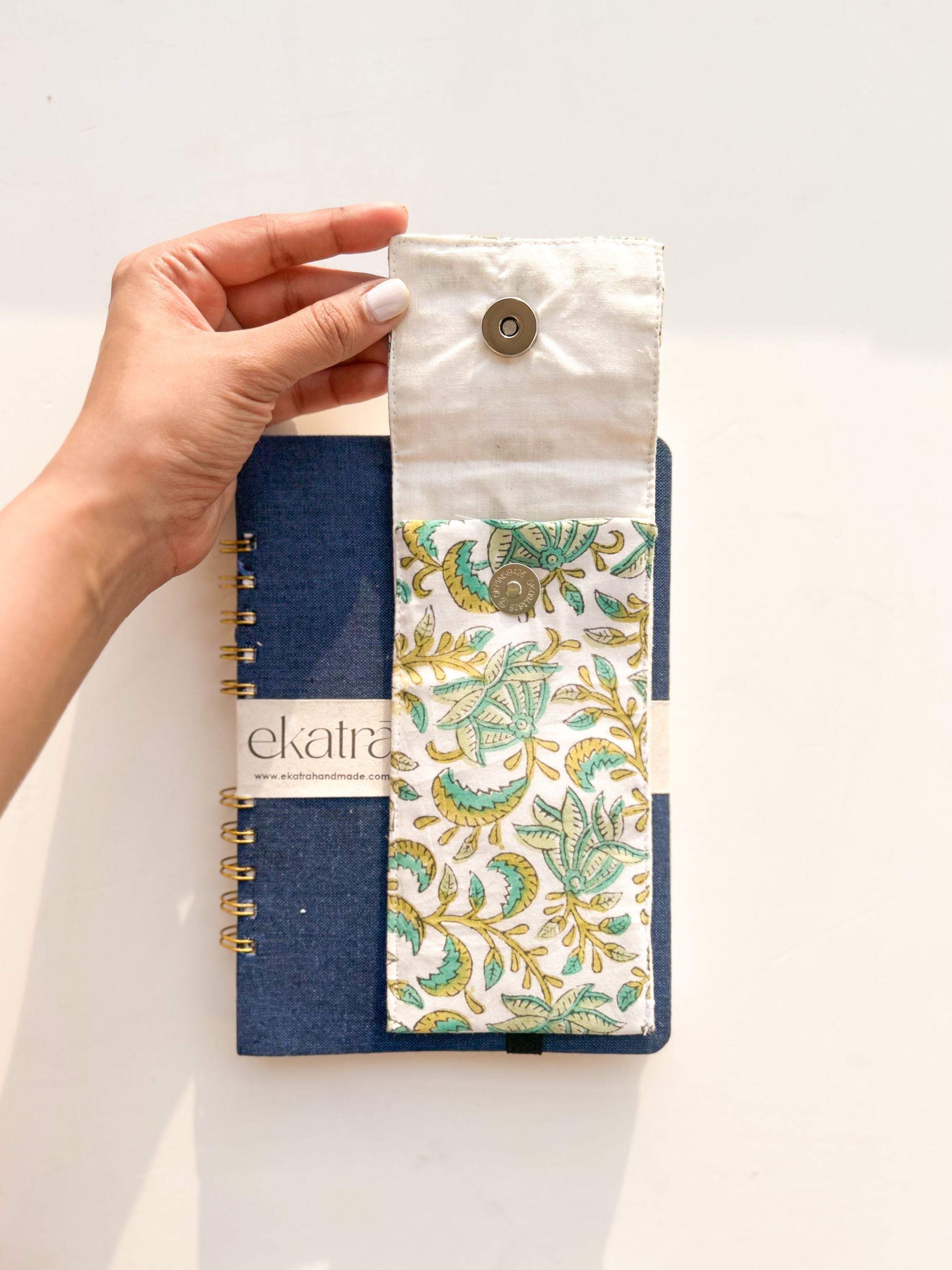 Pen Case - Green Floral