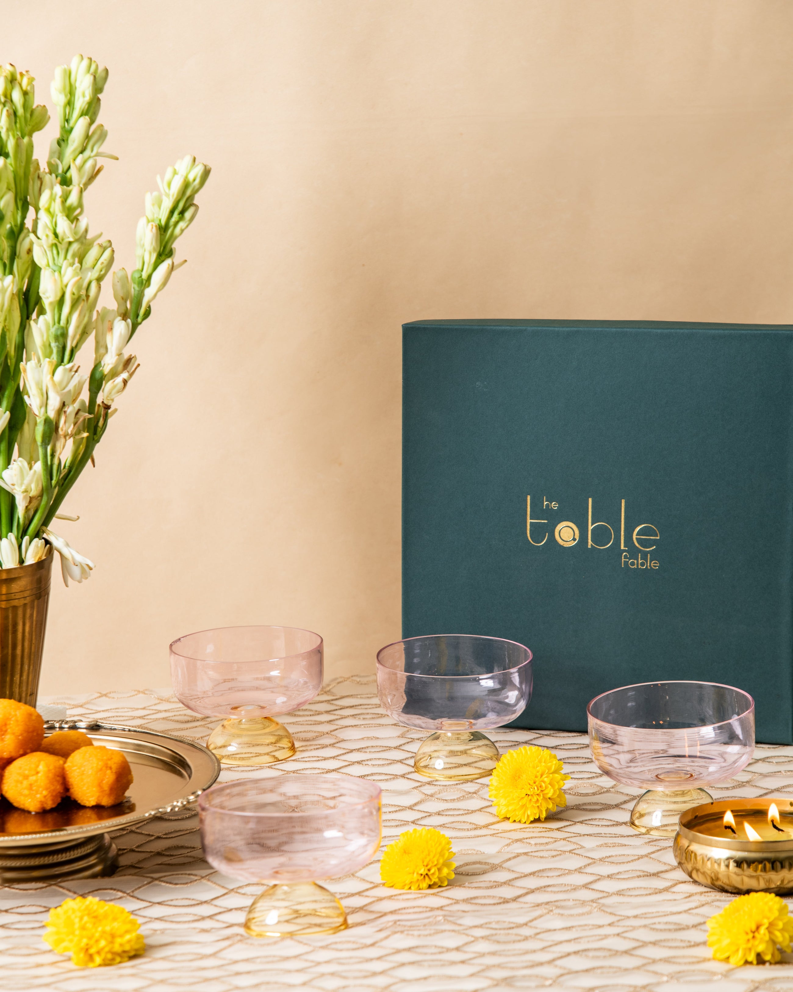 Ivy Dessert / Snack Bowl Gift Box - Set of 4