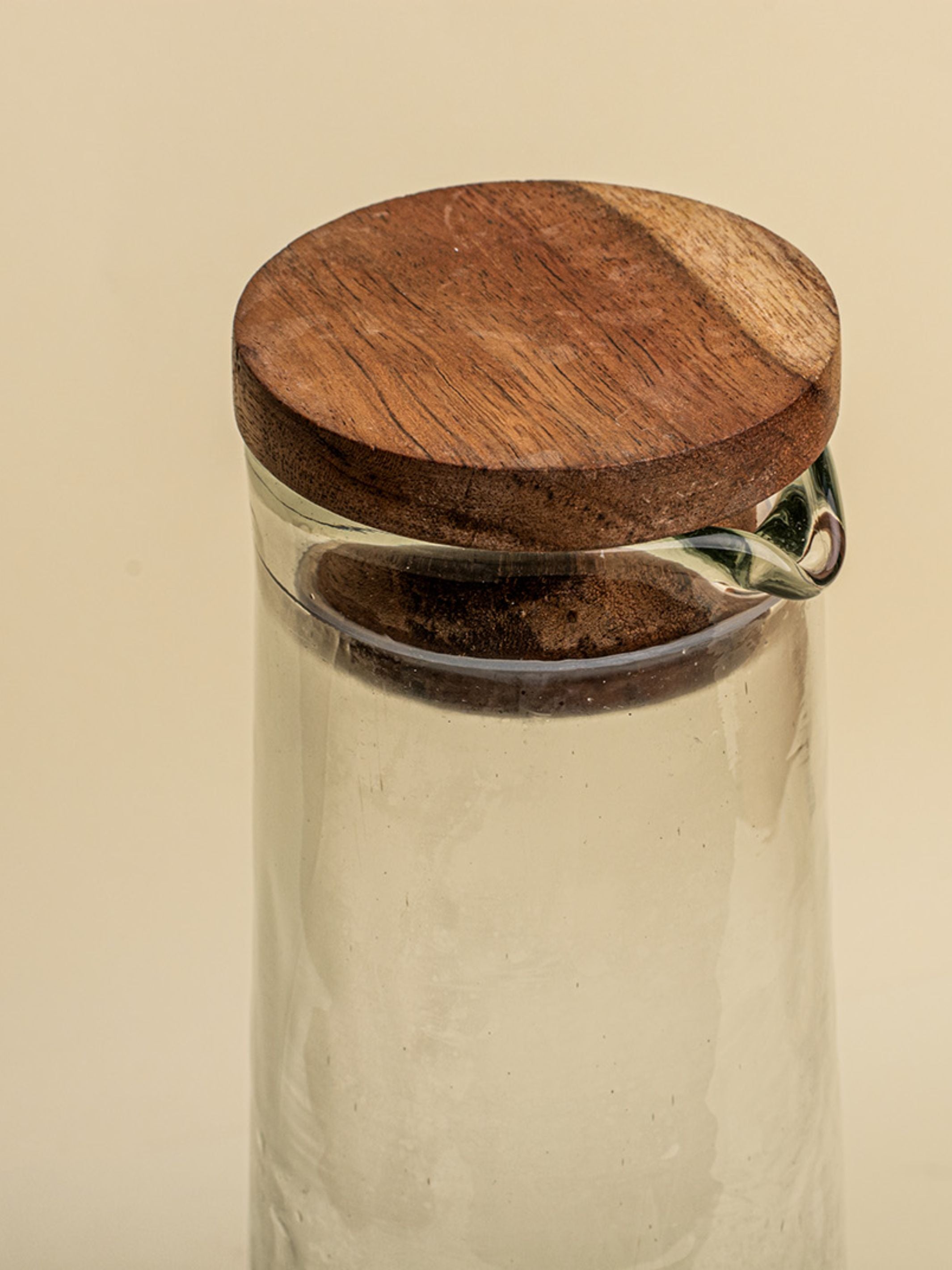 Hammered Glass Carafe