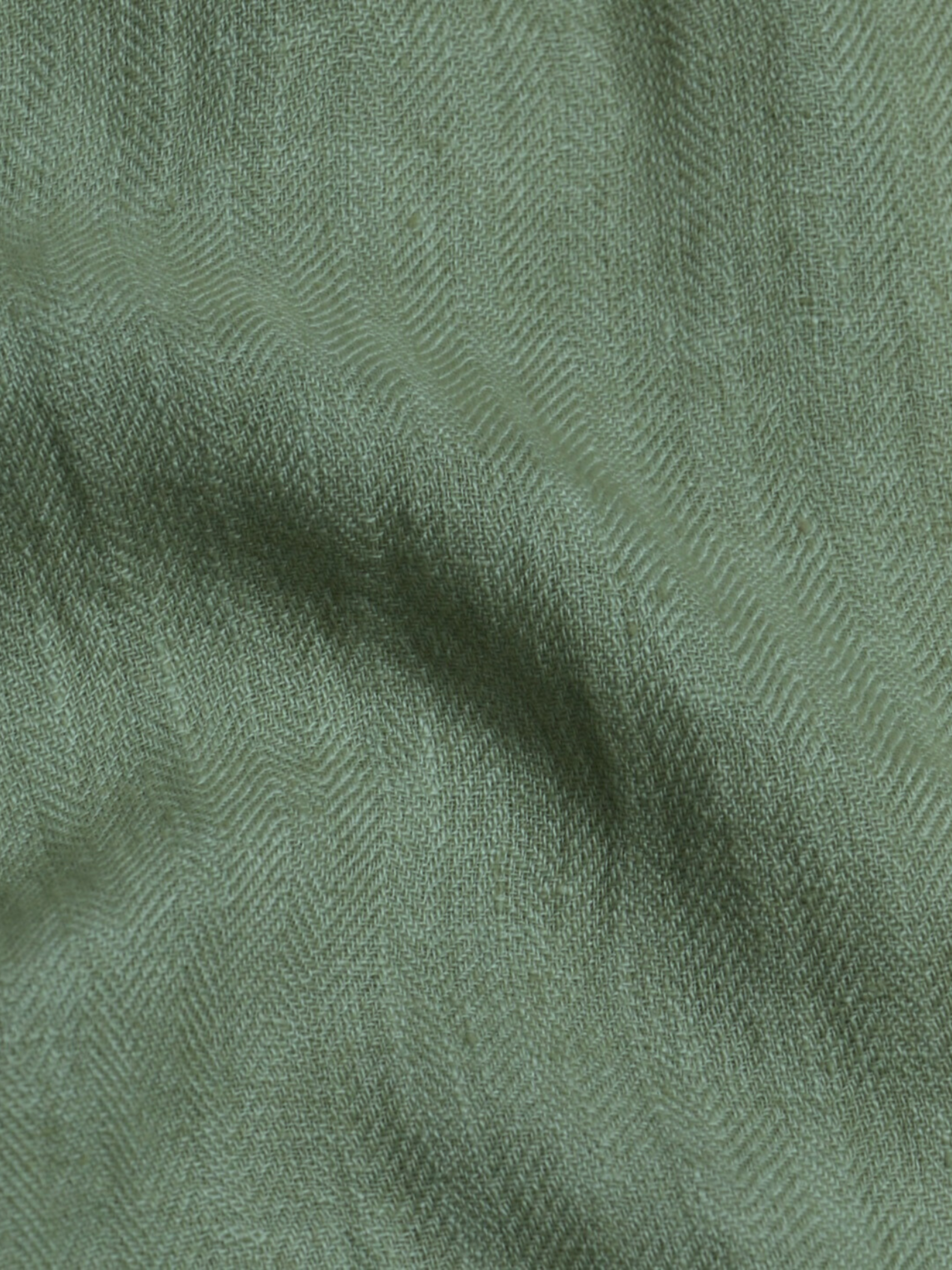 Eucalyptus Herringbone Linen Table Napkins | Set of 2