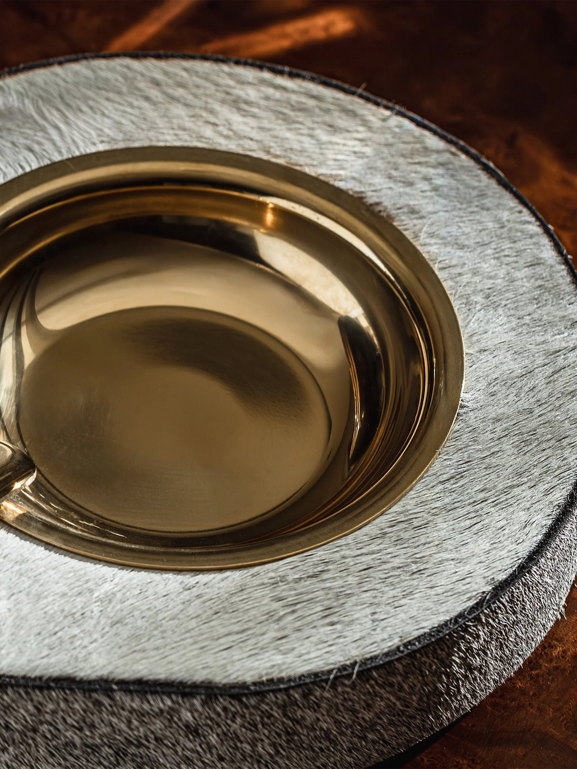 Horse Hair Ash Tray