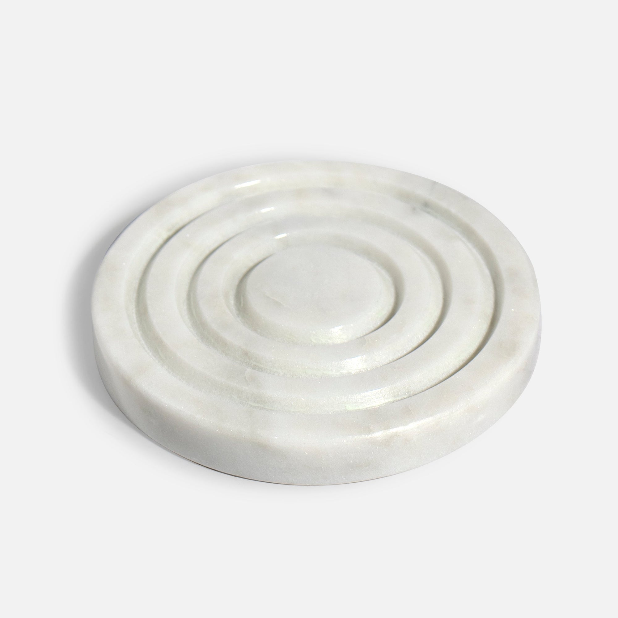 PARADISE -MARBLE IVORY COASTER SET