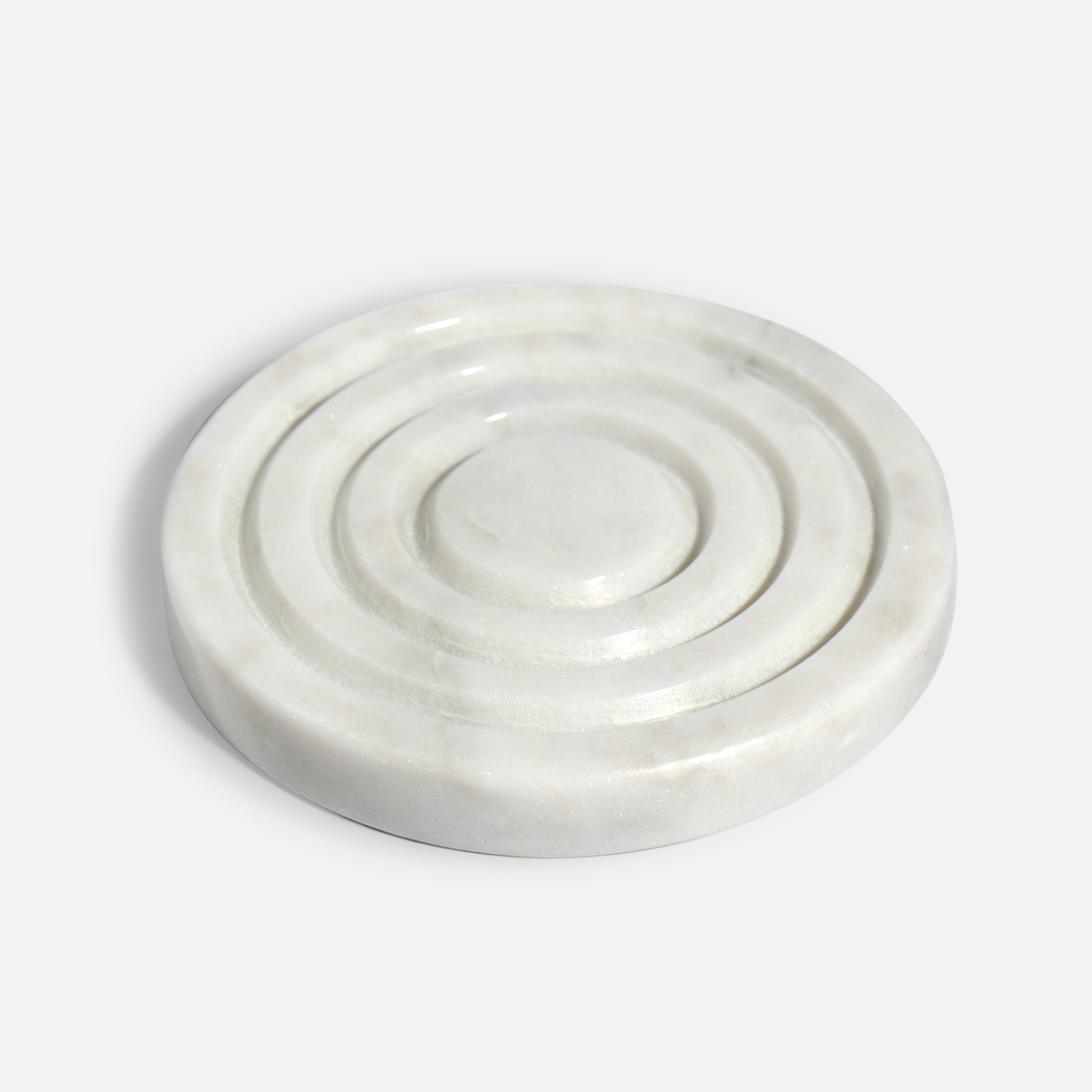 PARADISE -MARBLE IVORY COASTER SET