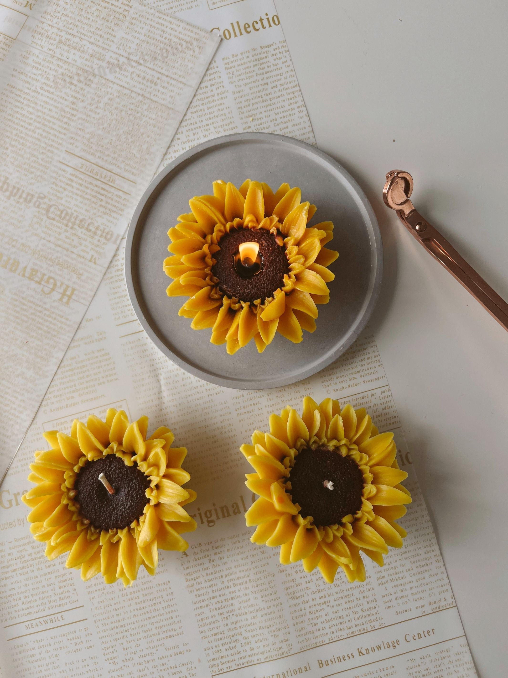 Sunflower Candle