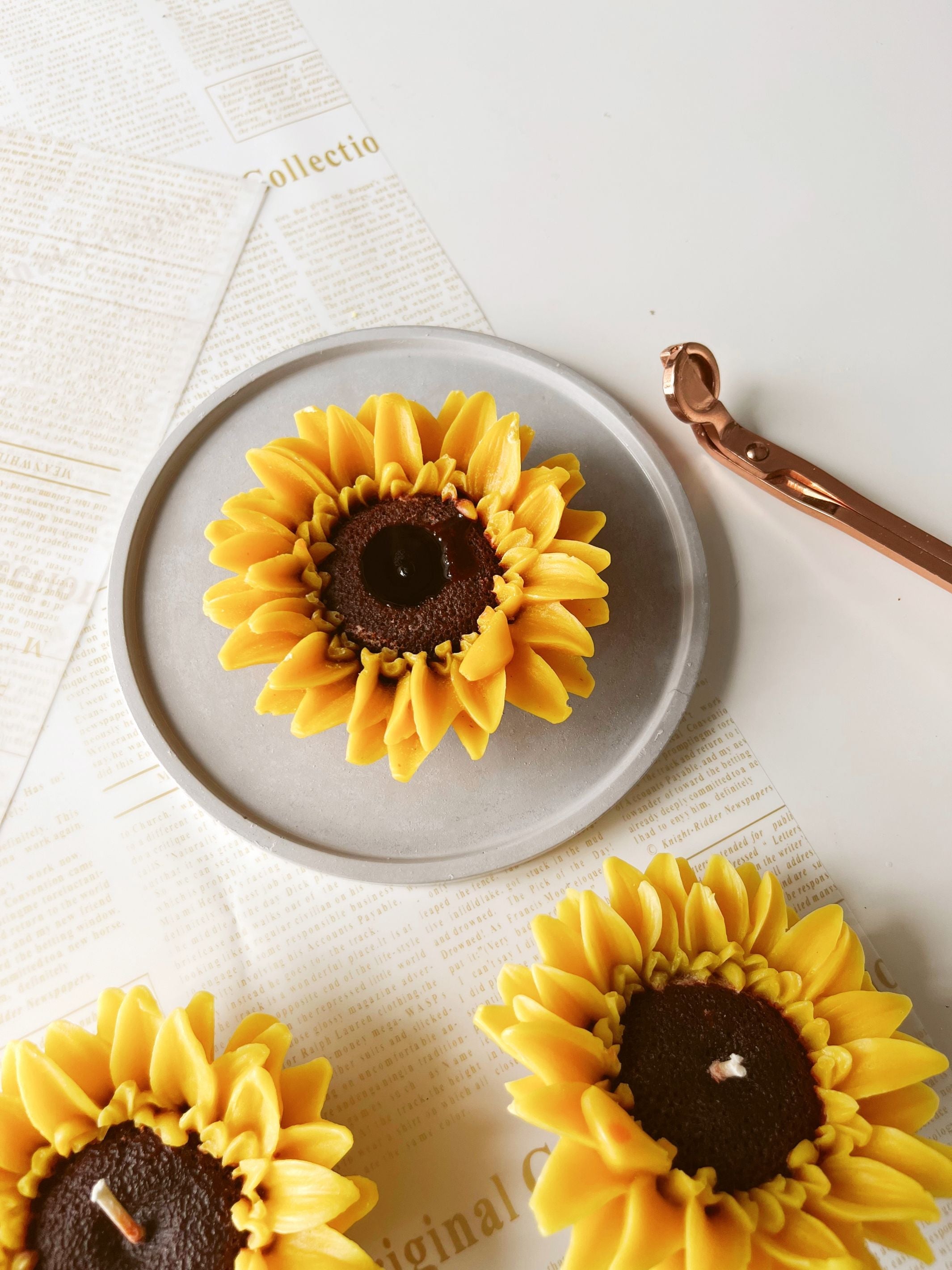 Sunflower Candle