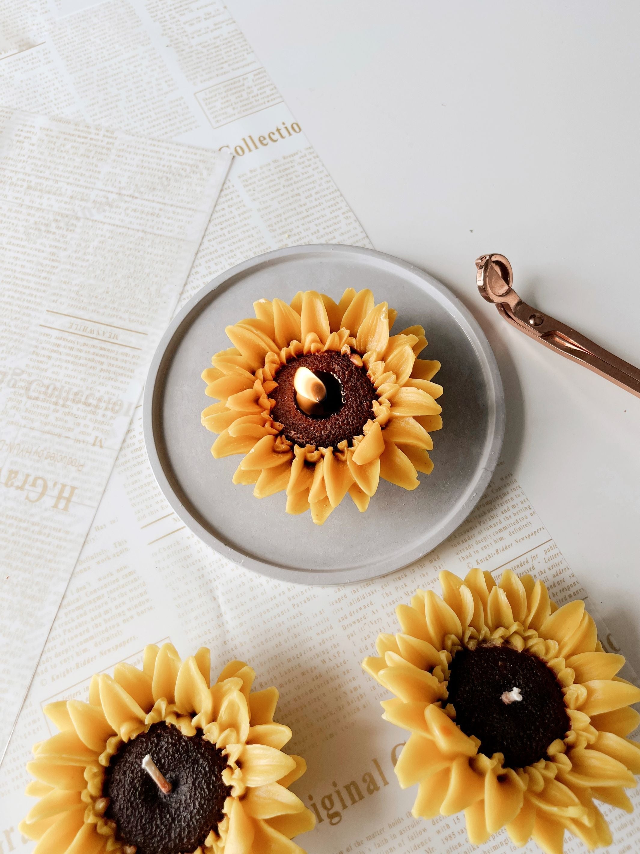 Sunflower Candle