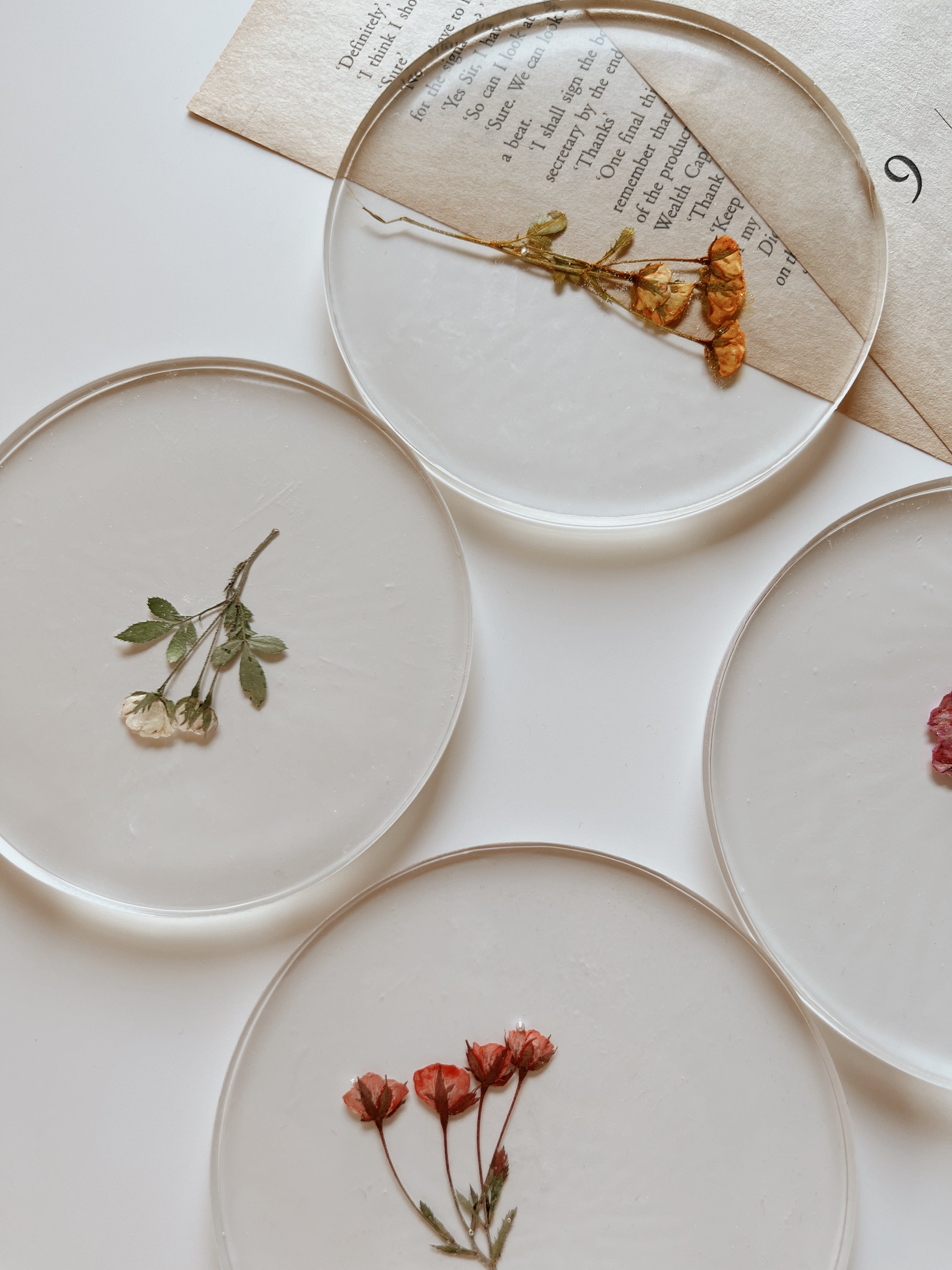 Floral Coasters Set of 2