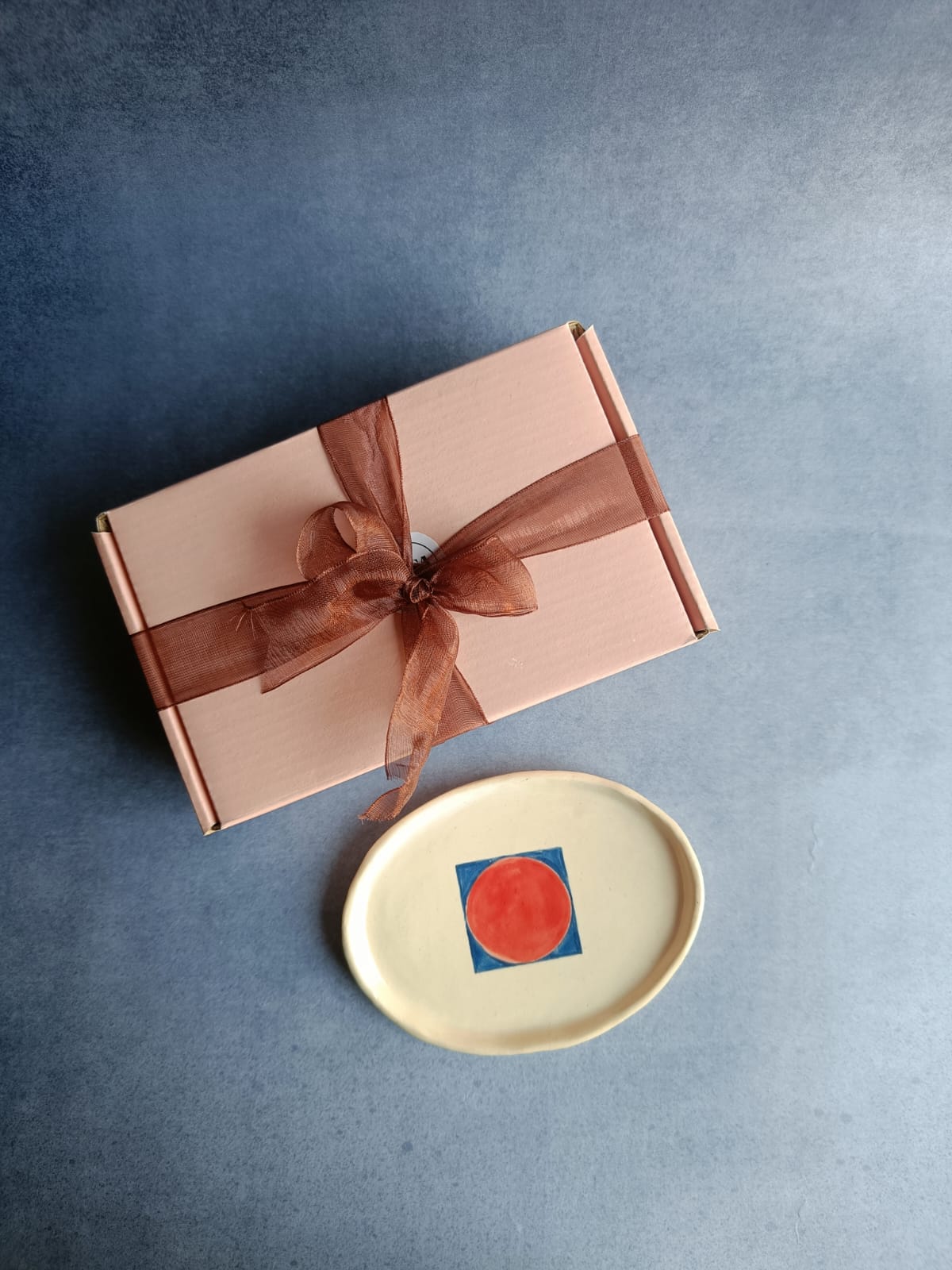 Red Moon Ceramic Tray – A Versatile Studio-Made Piece