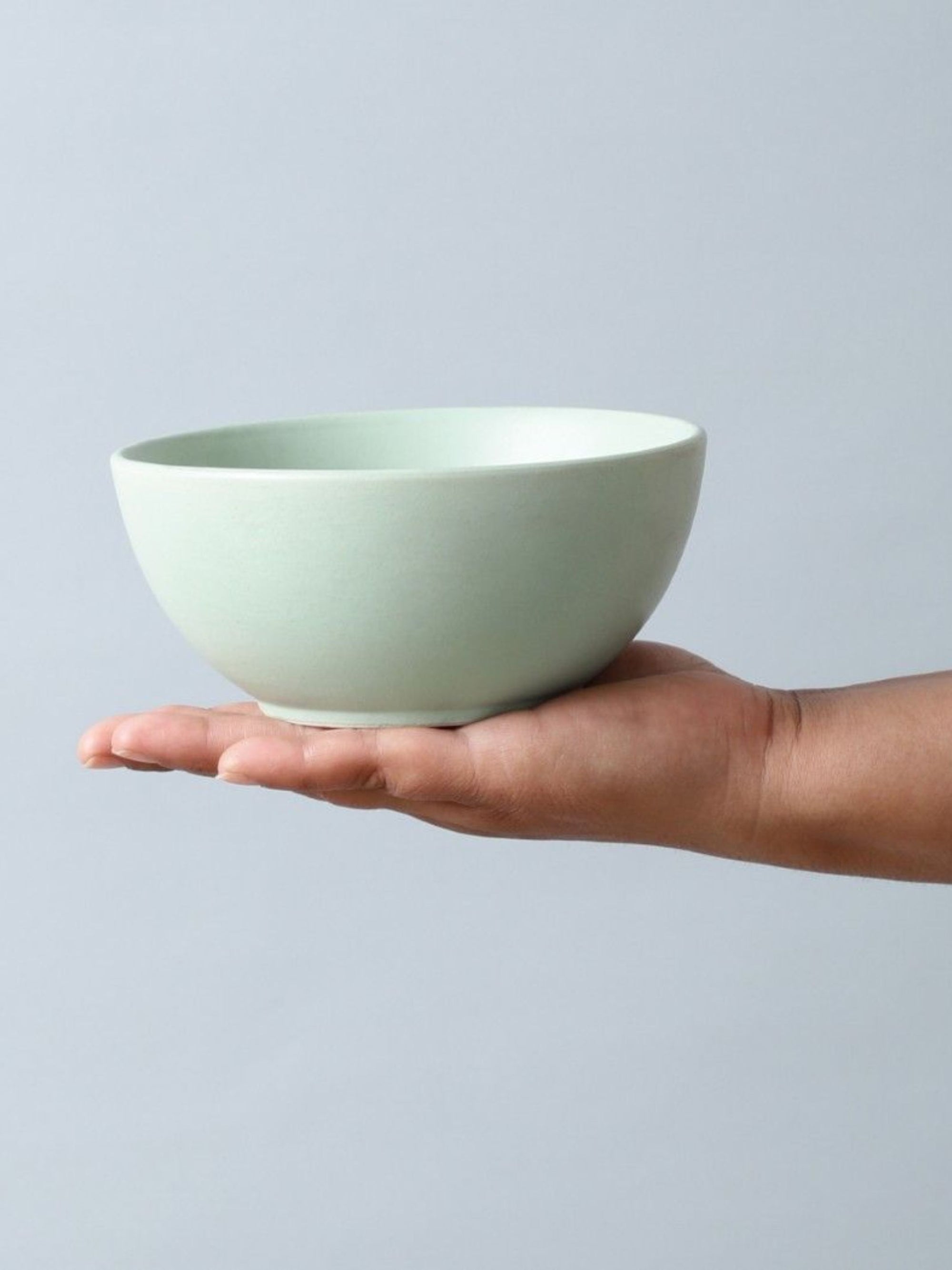 Sage Green Ceramic Thukpa Bowl