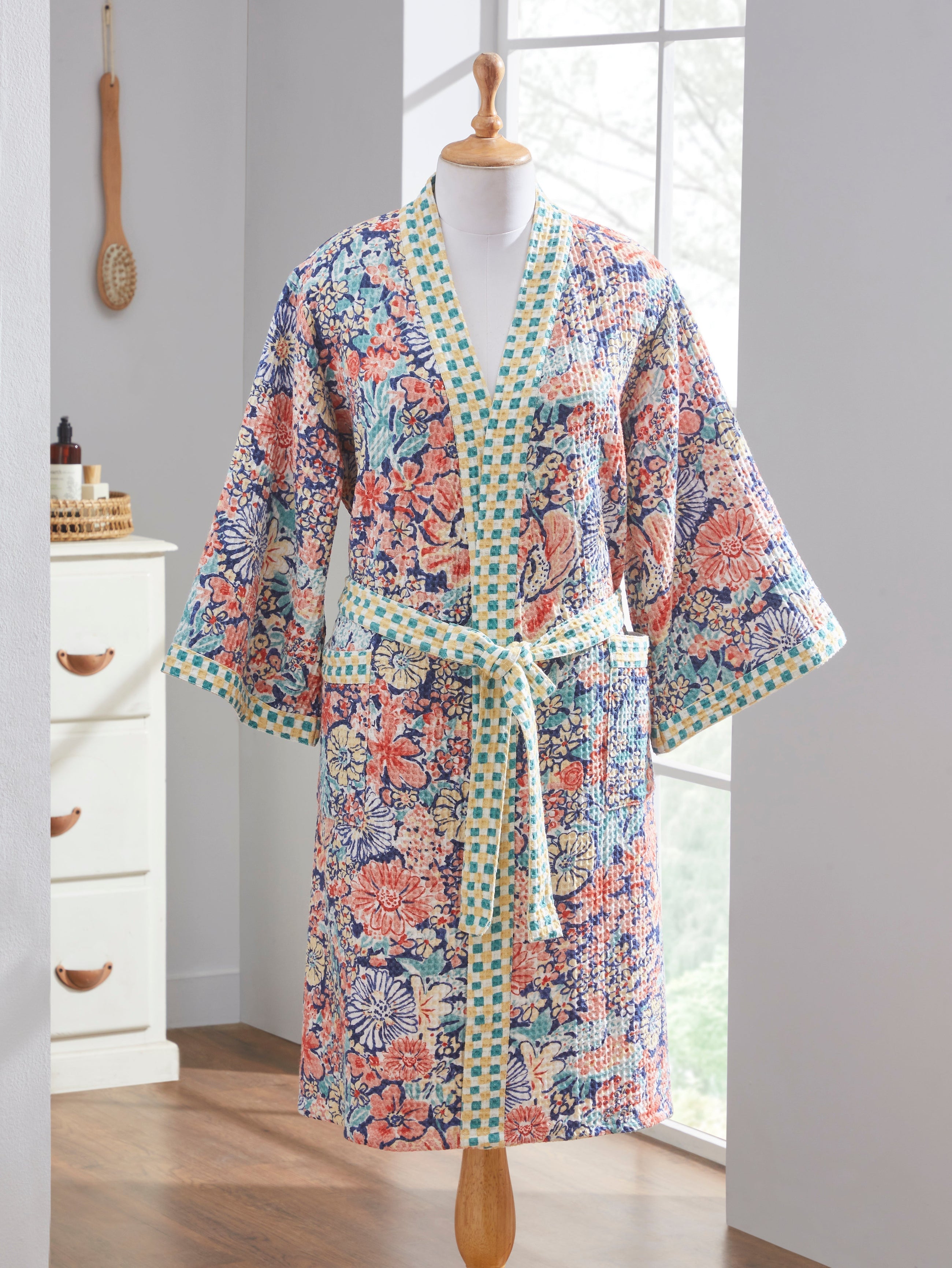 Nature Nectar Blue Bathrobe