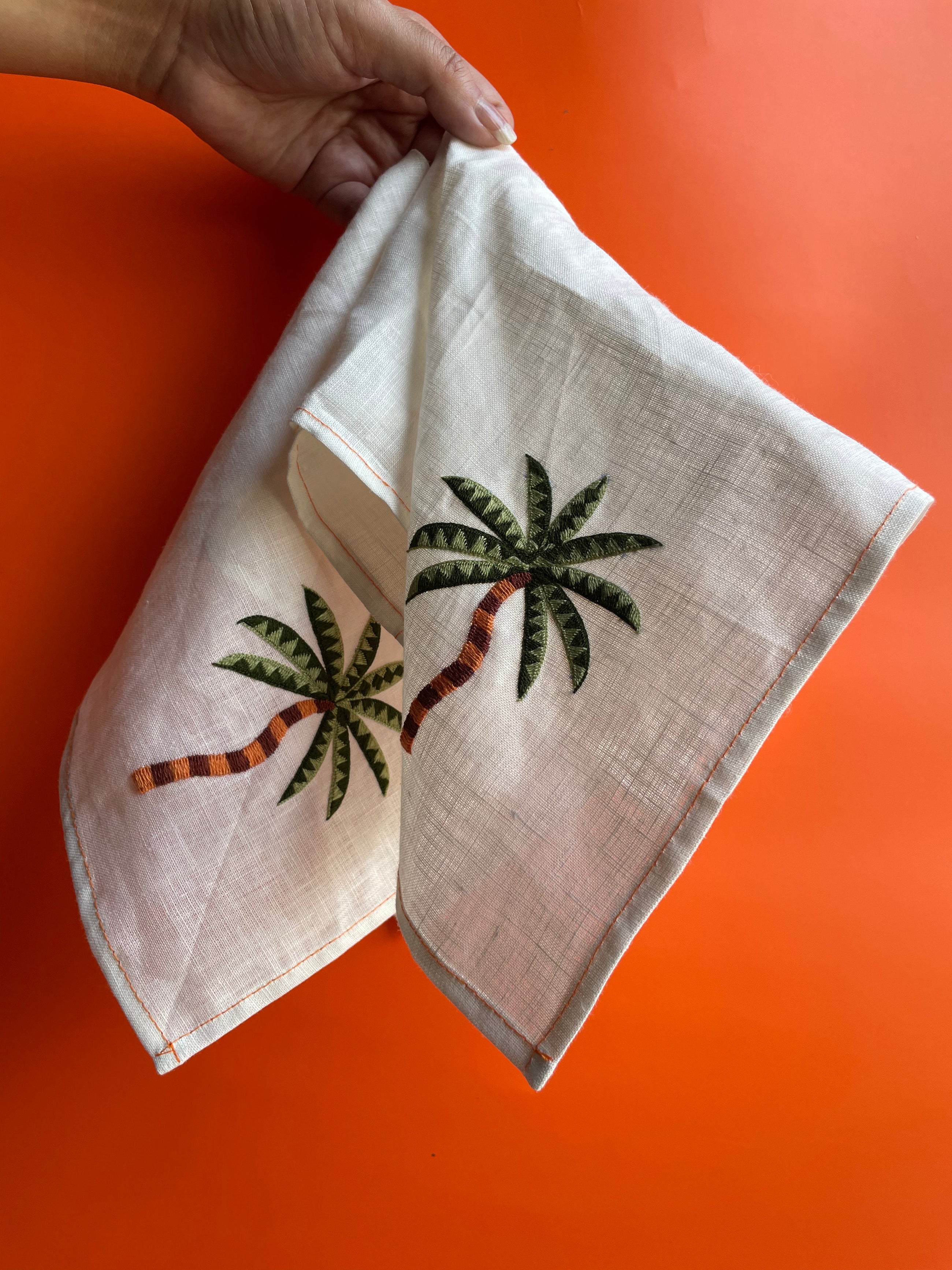 Sunset Palm - Table Napkin