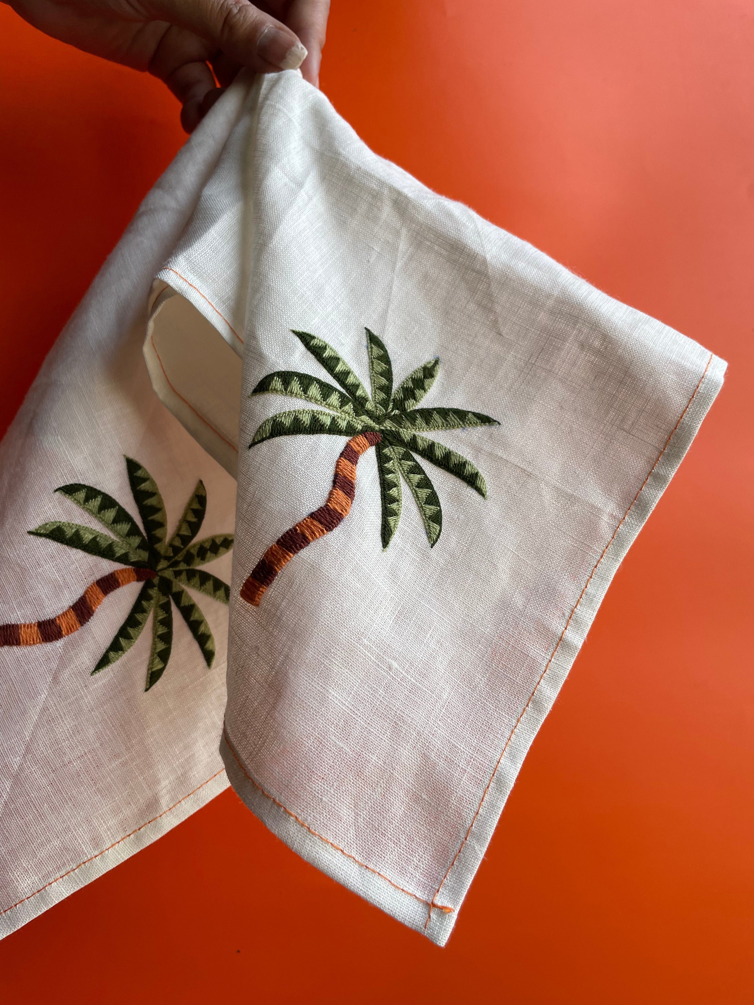 Sunset Palm - Table Napkin