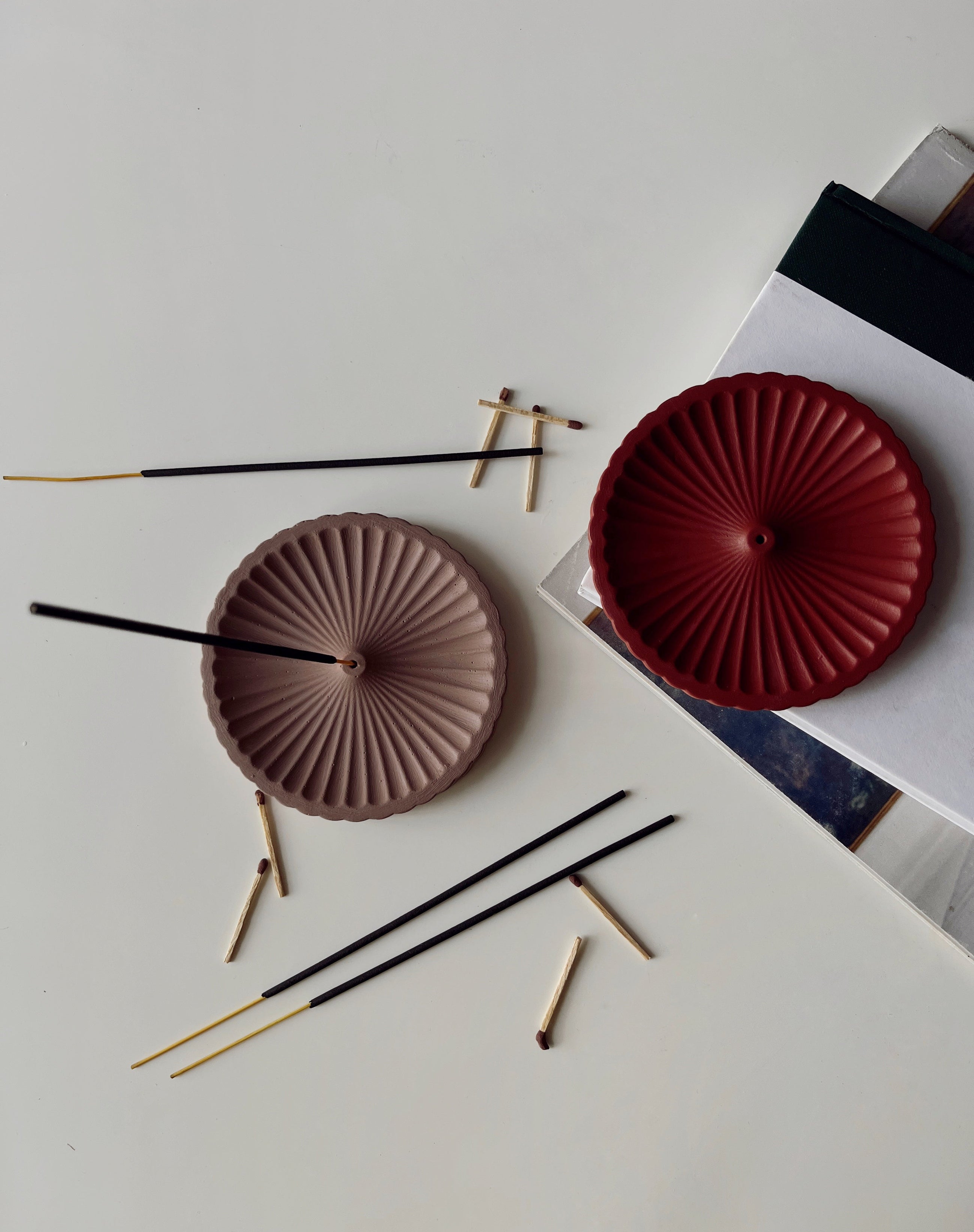 Luna Ripple Incense Holder