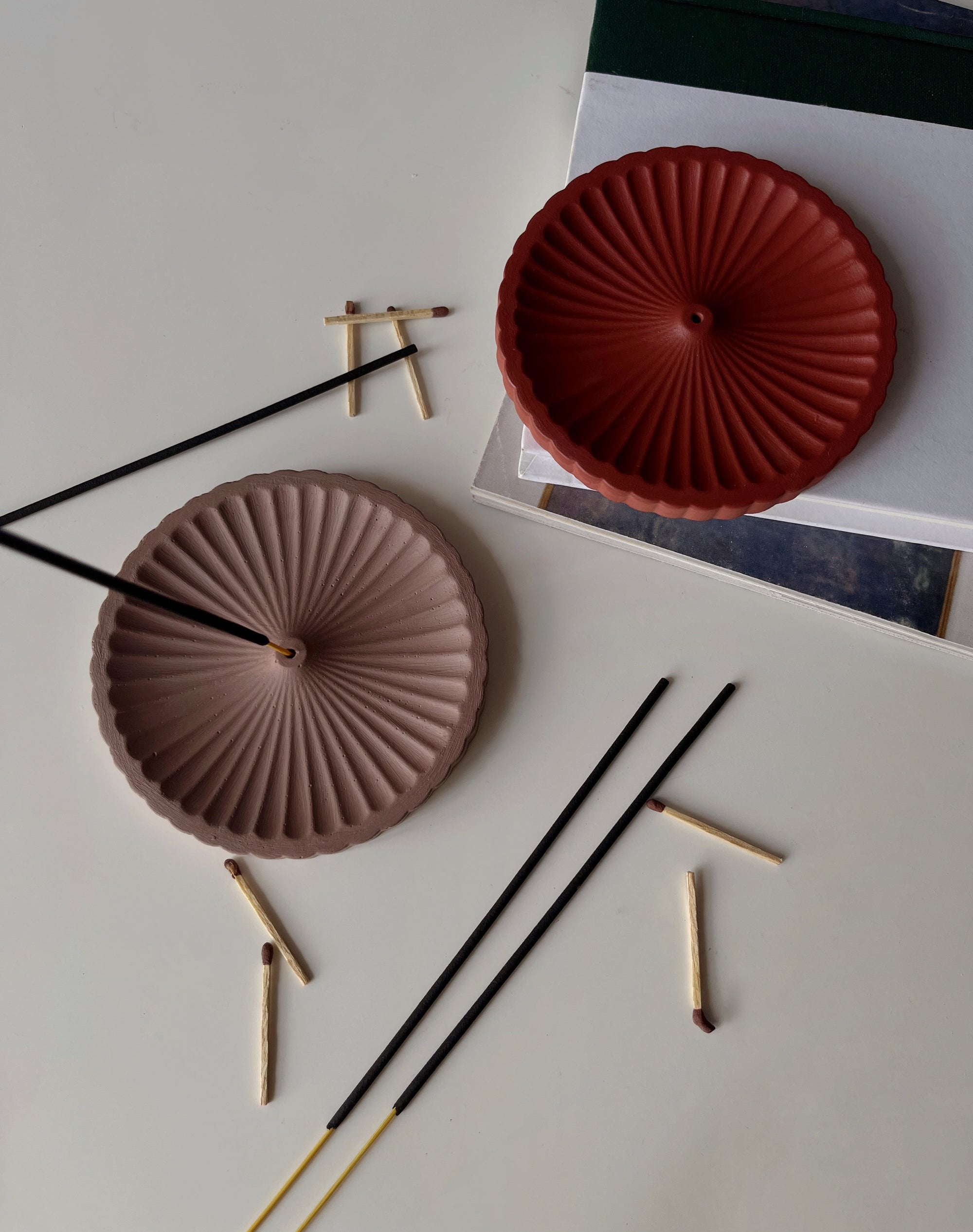 Luna Ripple Incense Holder