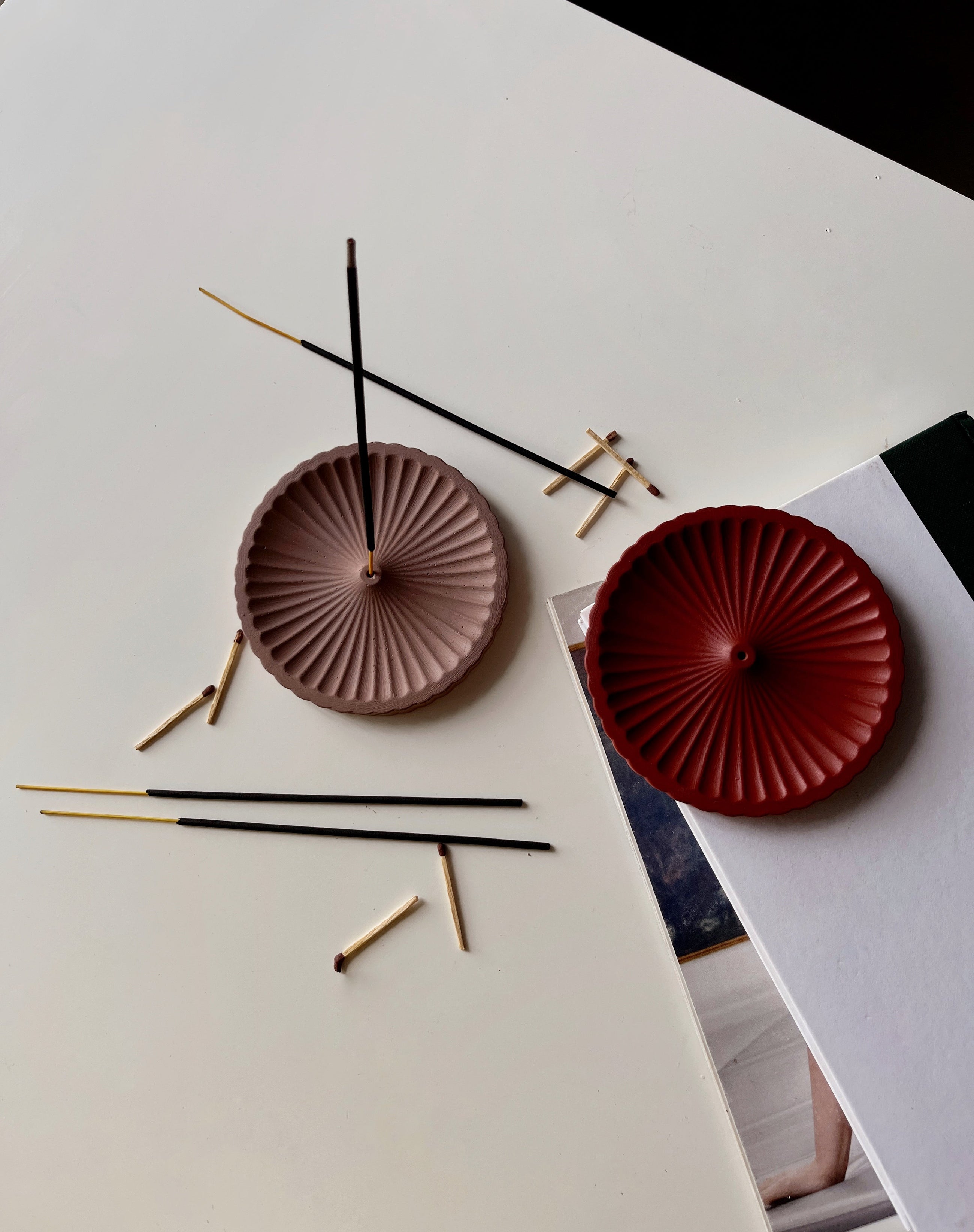 Luna Ripple Incense Holder