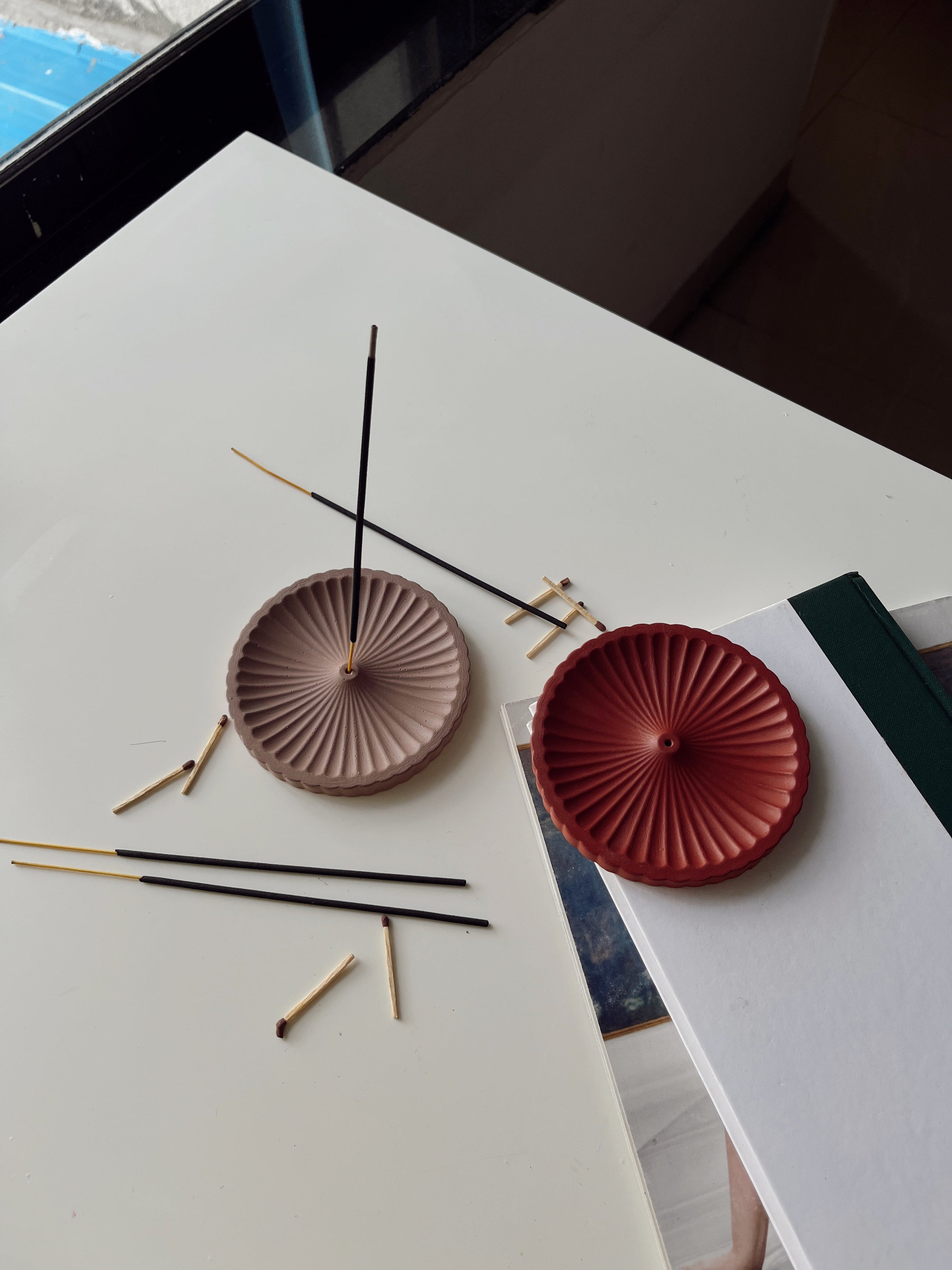 Luna Ripple Incense Holder