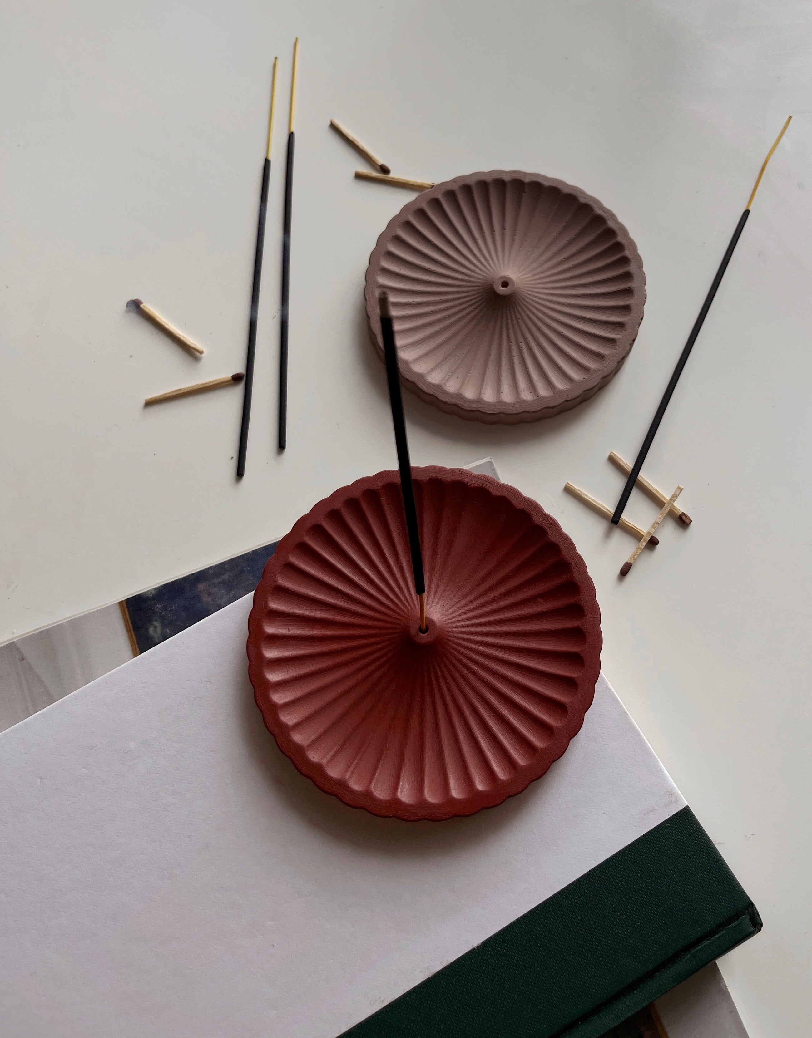 Luna Ripple Incense Holder