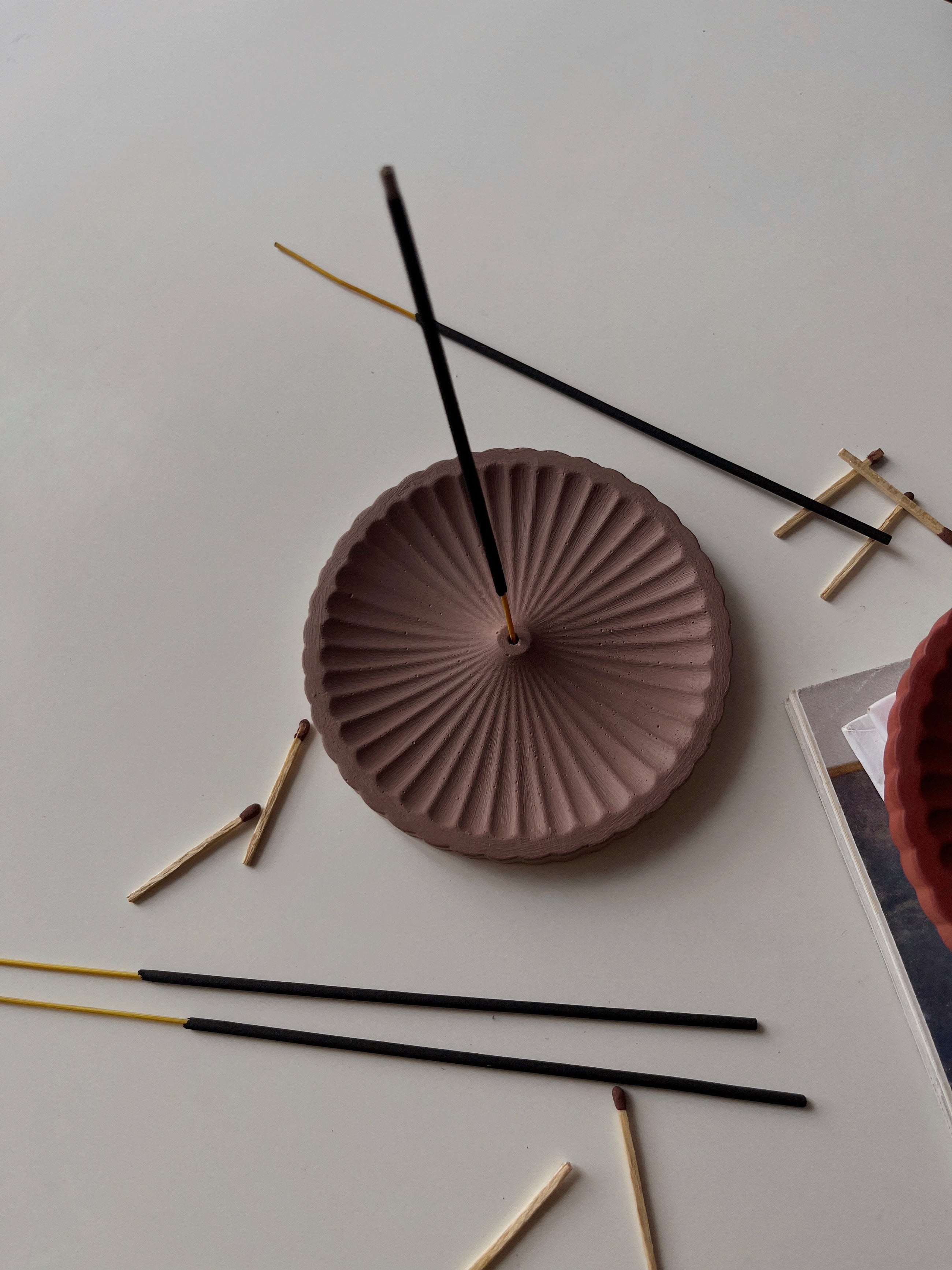 Luna Ripple Incense Holder