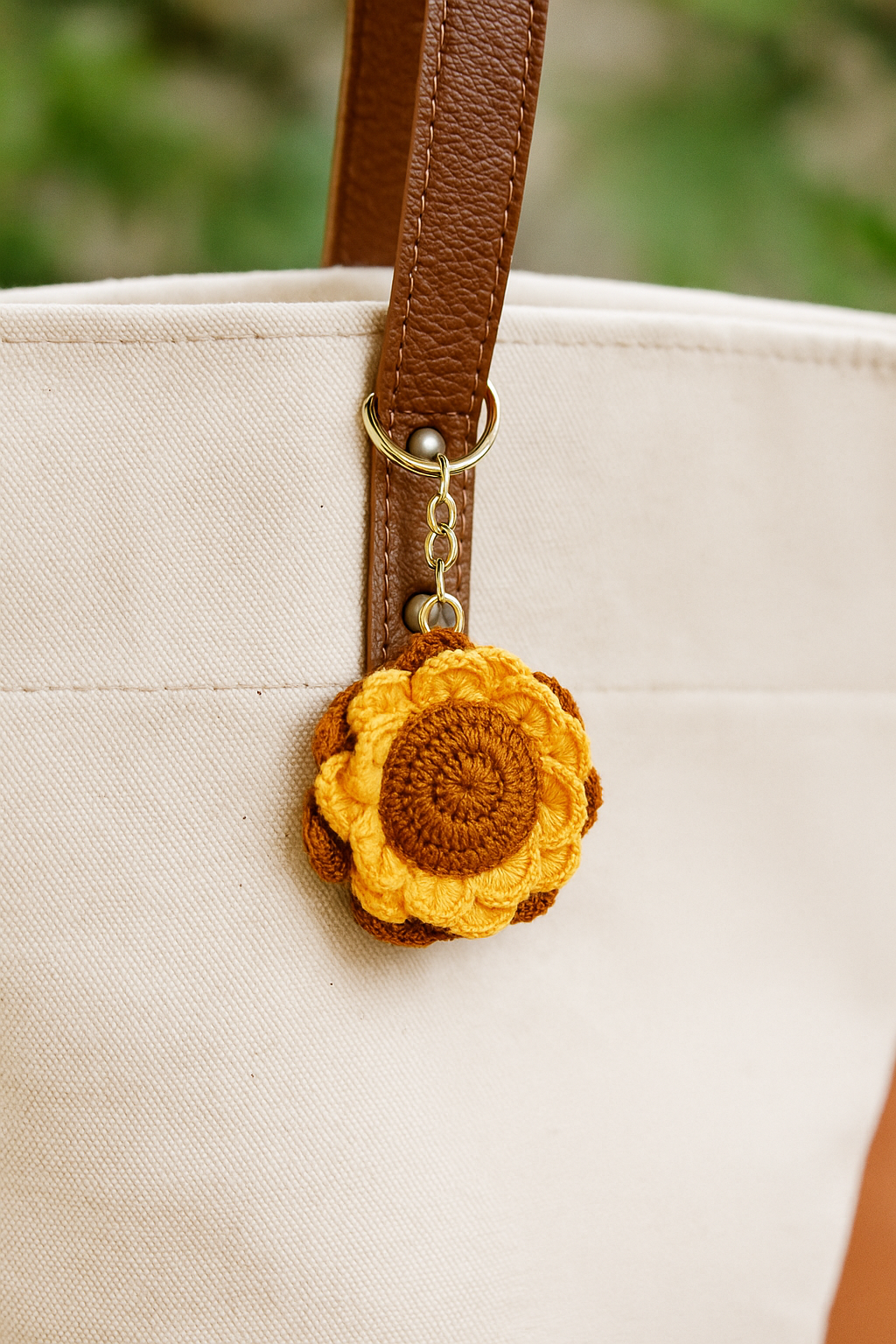 Crochet Flower Charm