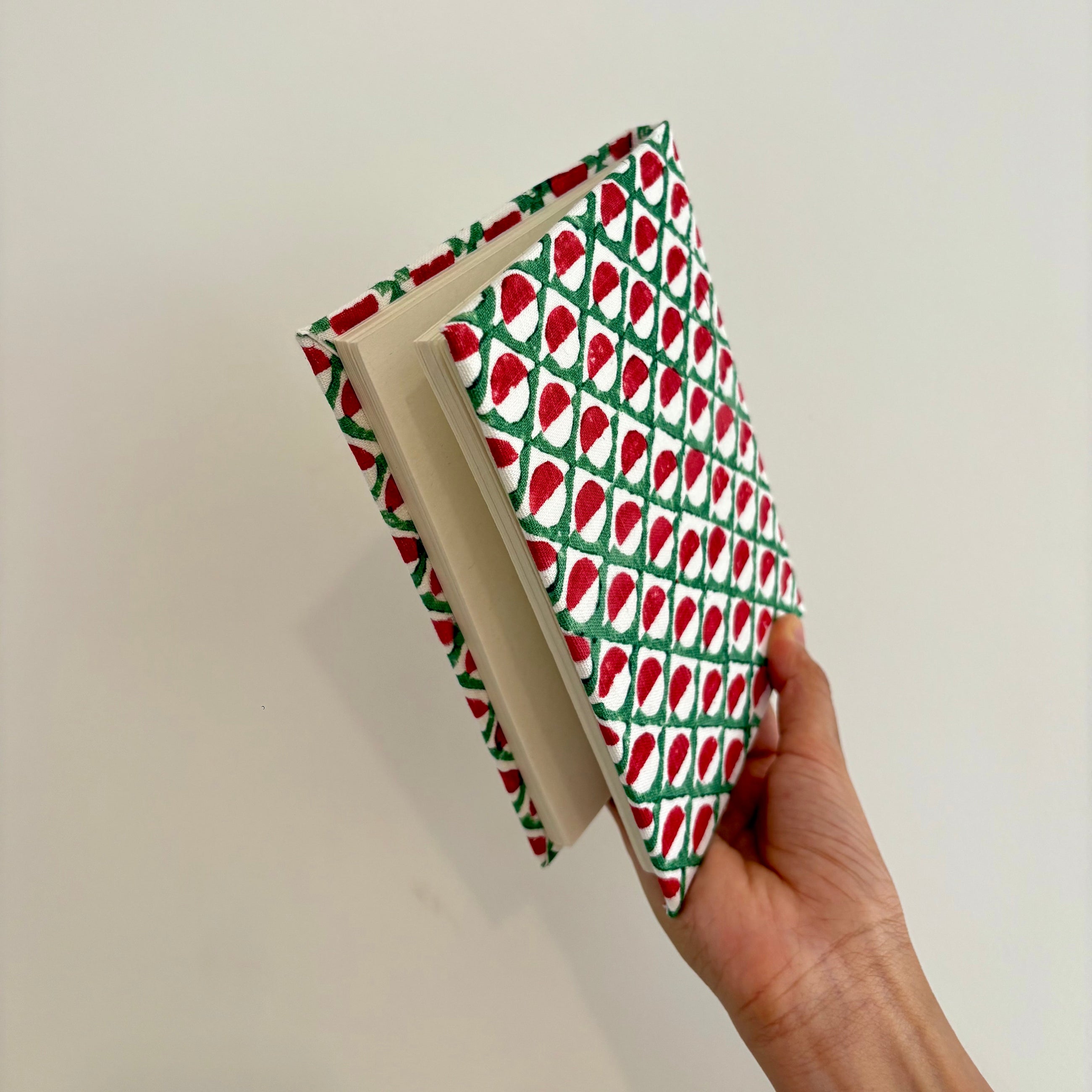 Handcrafted Sustainable A5 Diary Journal Notebook l Handmade Paper l Mosaic