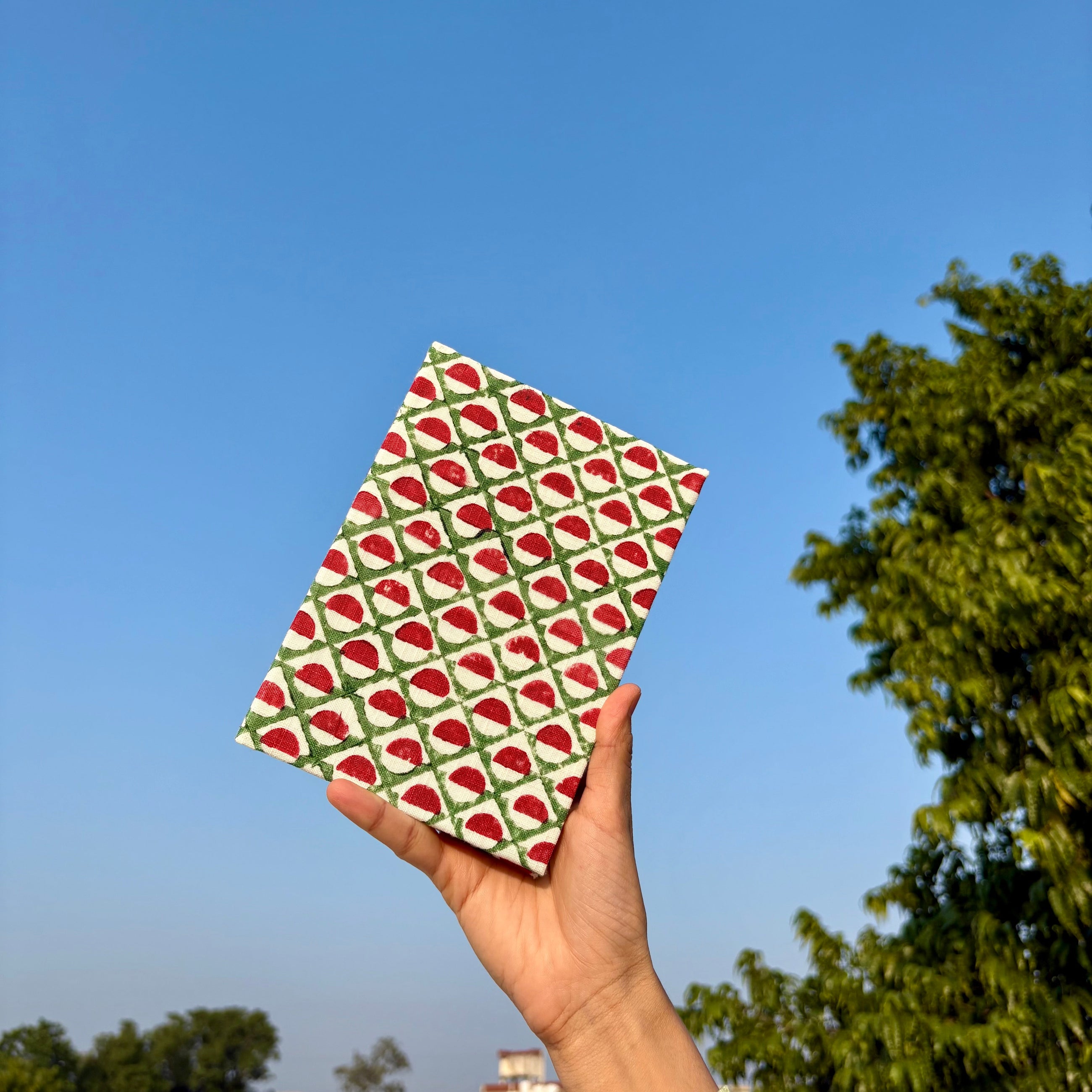 Handcrafted Sustainable A5 Diary Journal Notebook l Handmade Paper l Mosaic