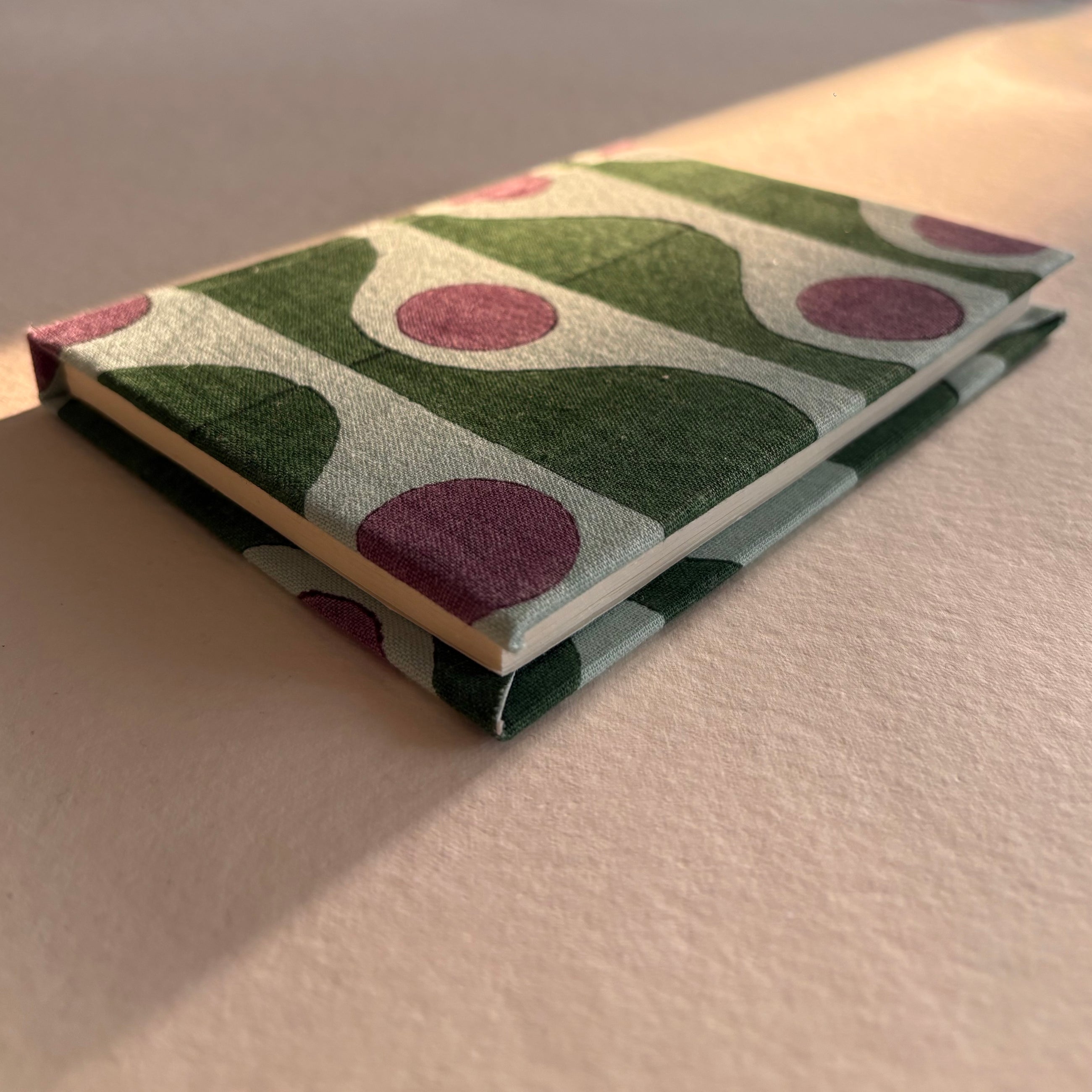 Handcrafted Sustainable A5 Diary Journal Notebook l Handmade Paper l Tide Dot