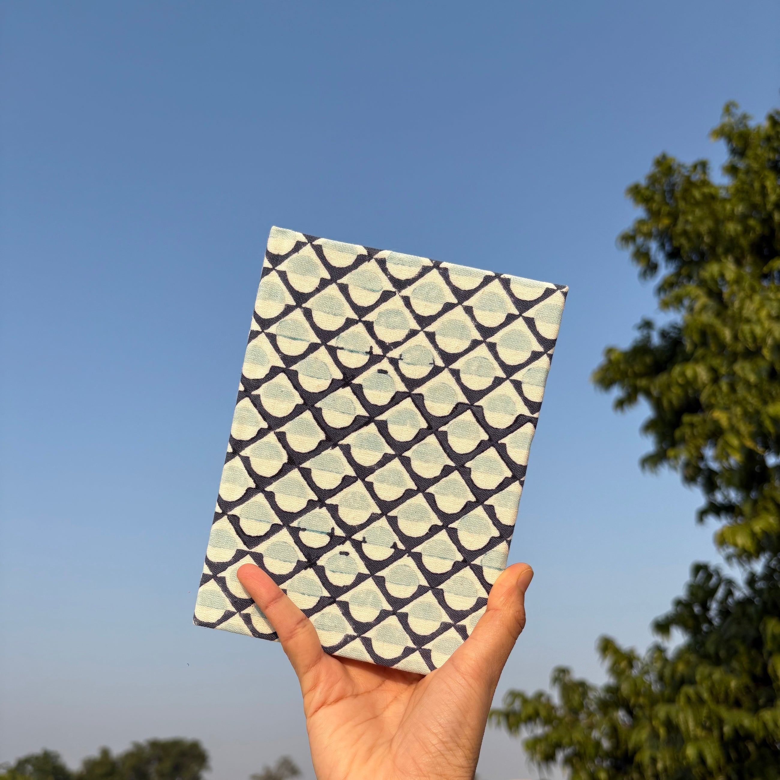 Handcrafted Sustainable A5 Diary Journal Notebook l Handmade Paper l Mosaic